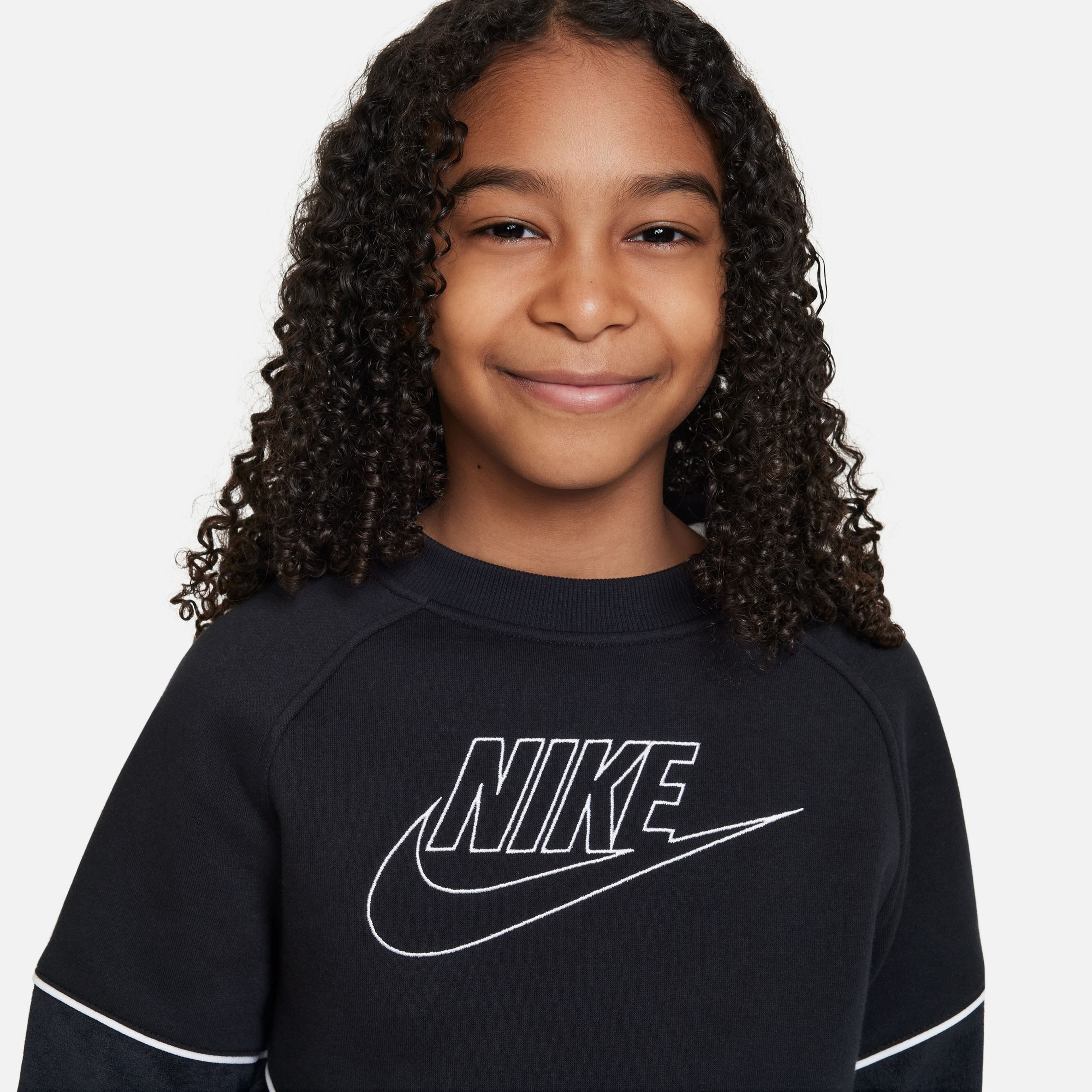Nike Sportswear Amplify Çocuk Siyah Sweatshirt