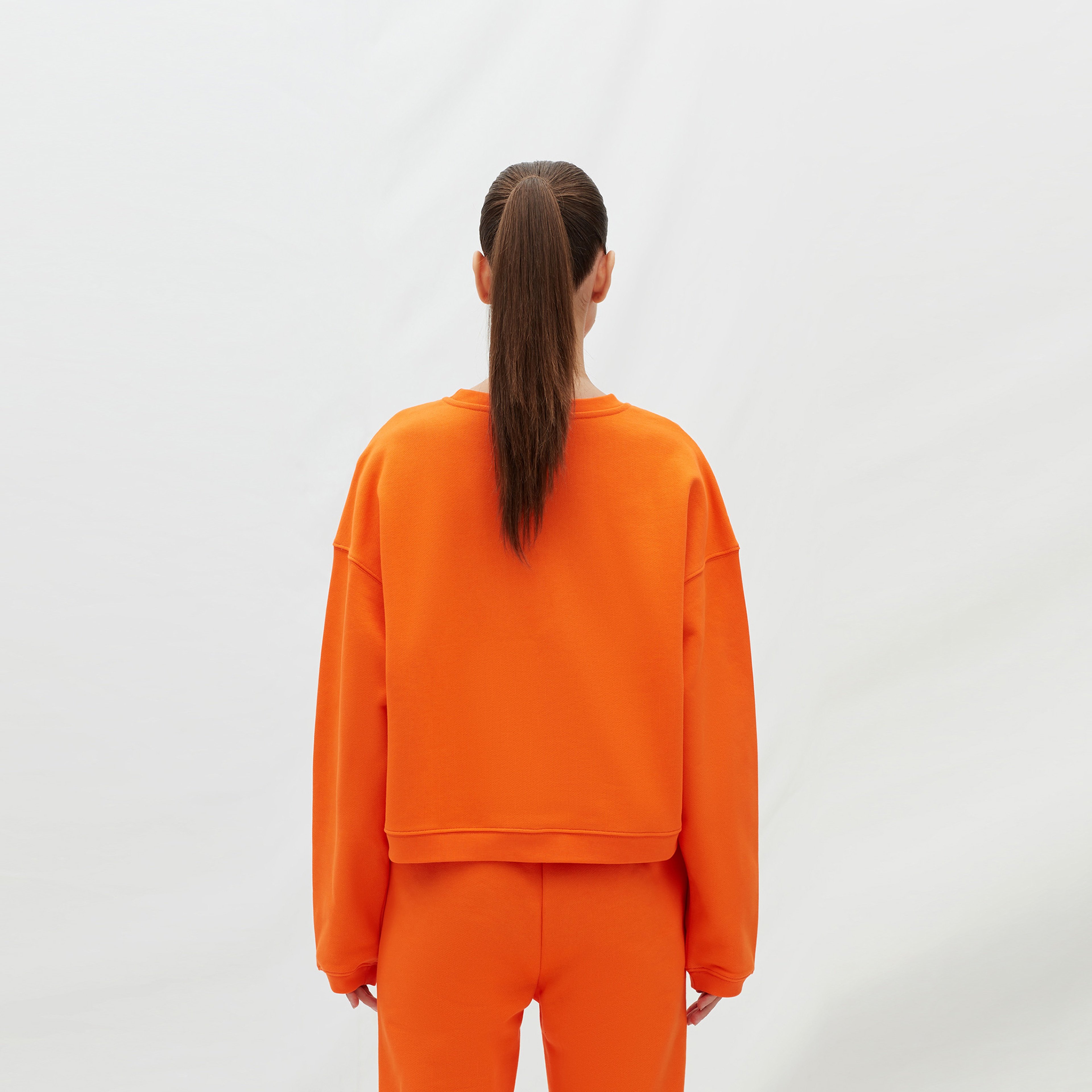 Les Benjamins Essentials Kadın Turuncu Sweatshirt