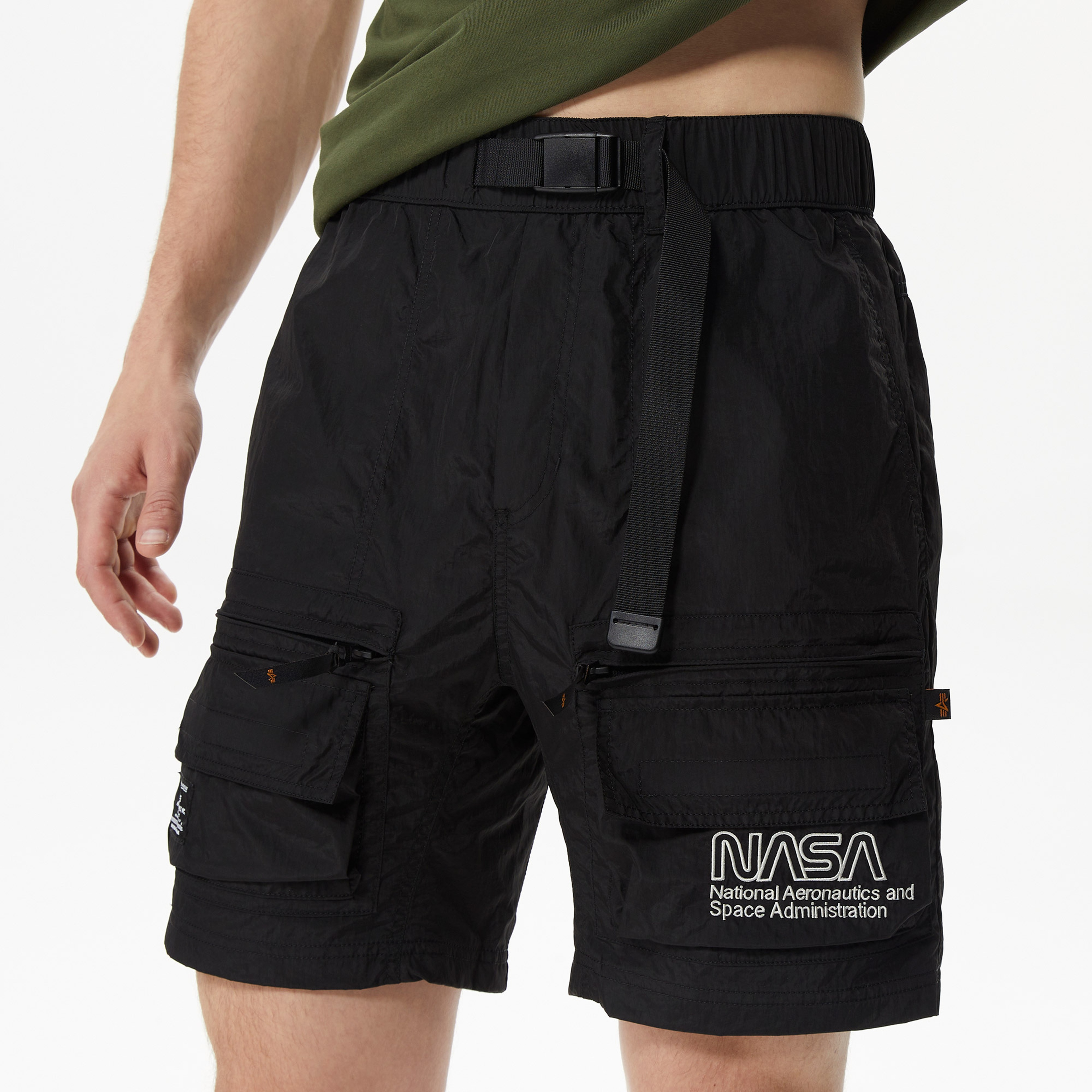 Alpha Industries Nasa Erkek Siyah Şort