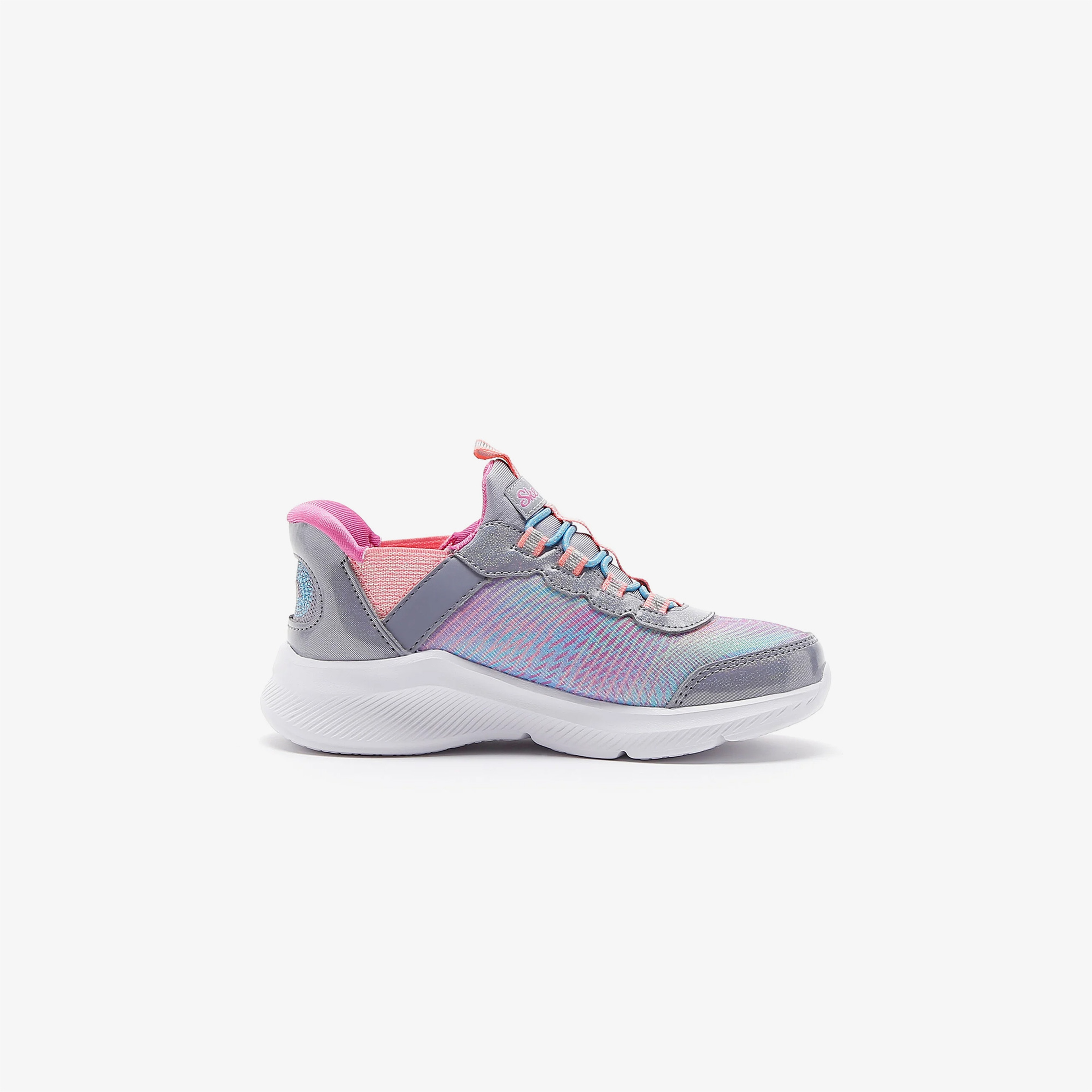 Skechers Dreamy Lites - Colorful Prism Çocuk Gri Spor Ayakkabı