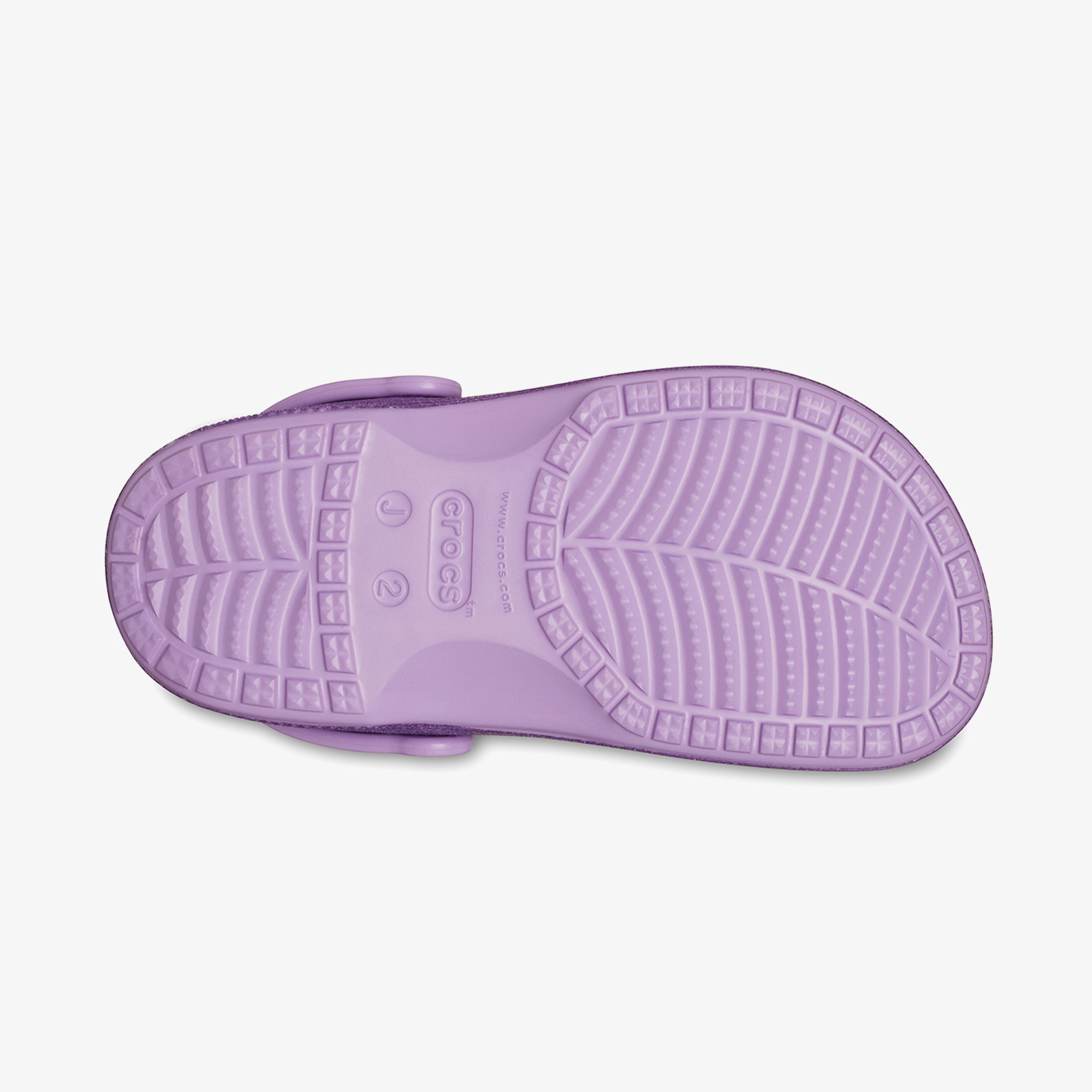 Crocs Baya Glitter K Çocuk Mor Terlik