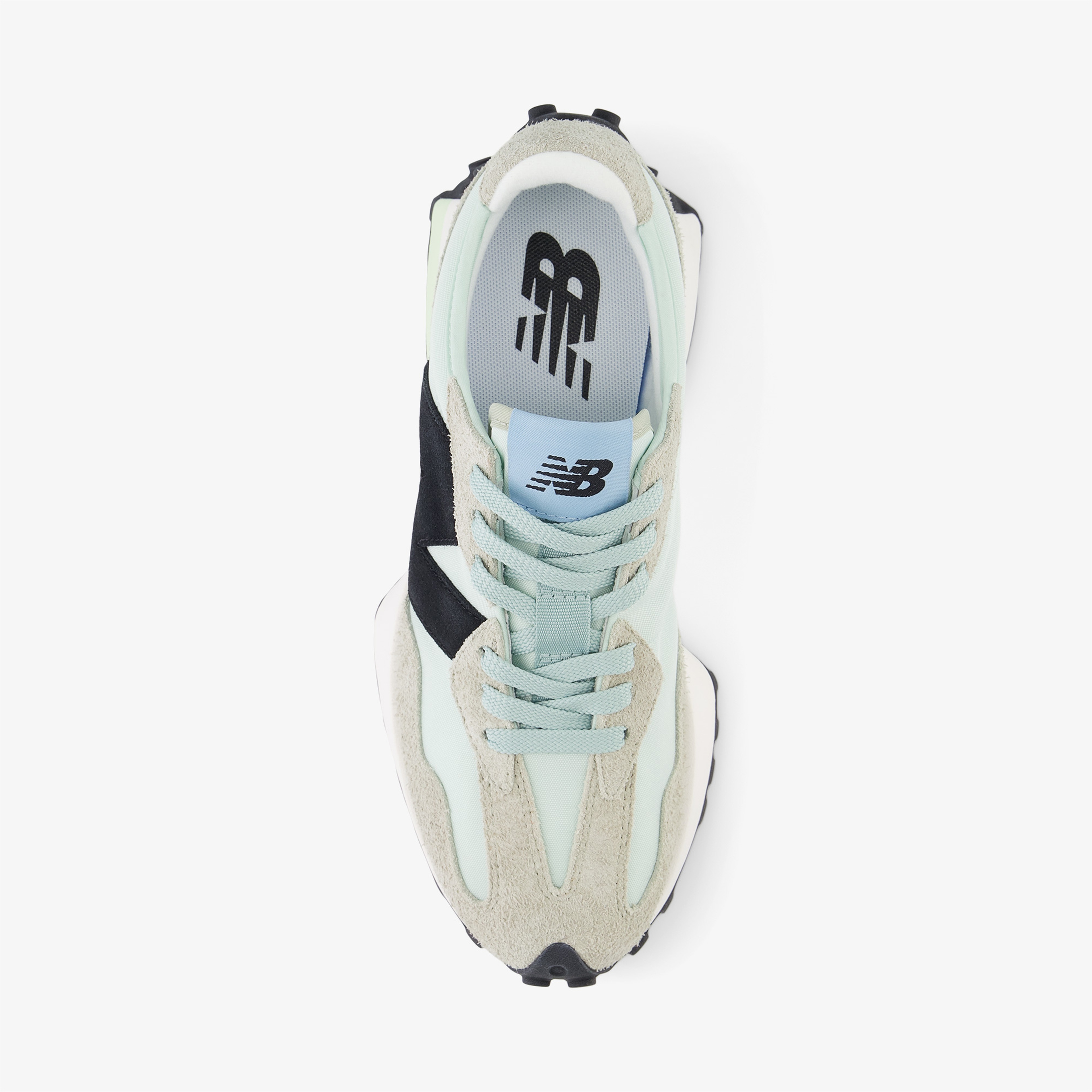 New Balance 327 Kadın Bej/Yeşil Spor Ayakkabı
