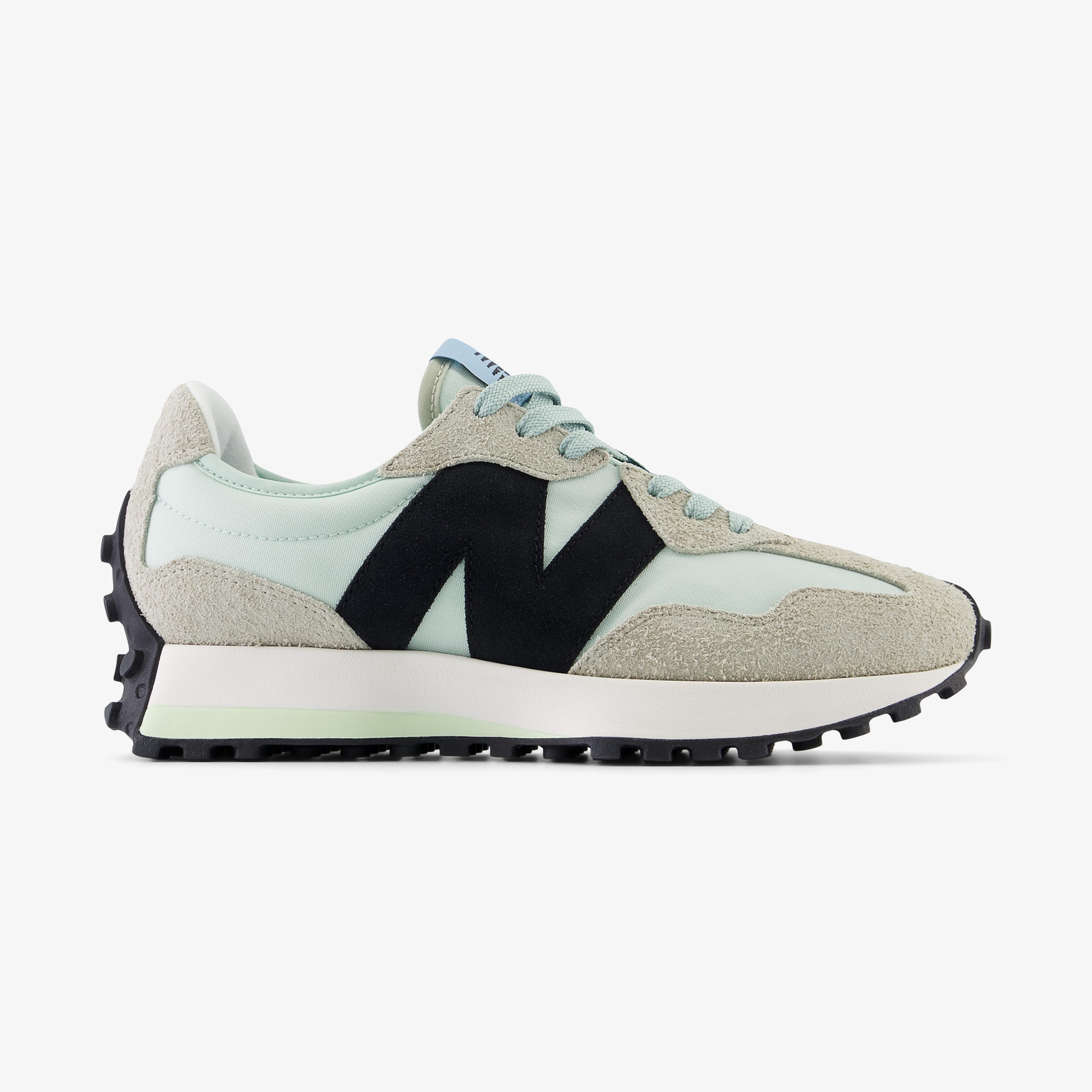 New Balance 327 Kadın Bej/Yeşil Spor Ayakkabı
