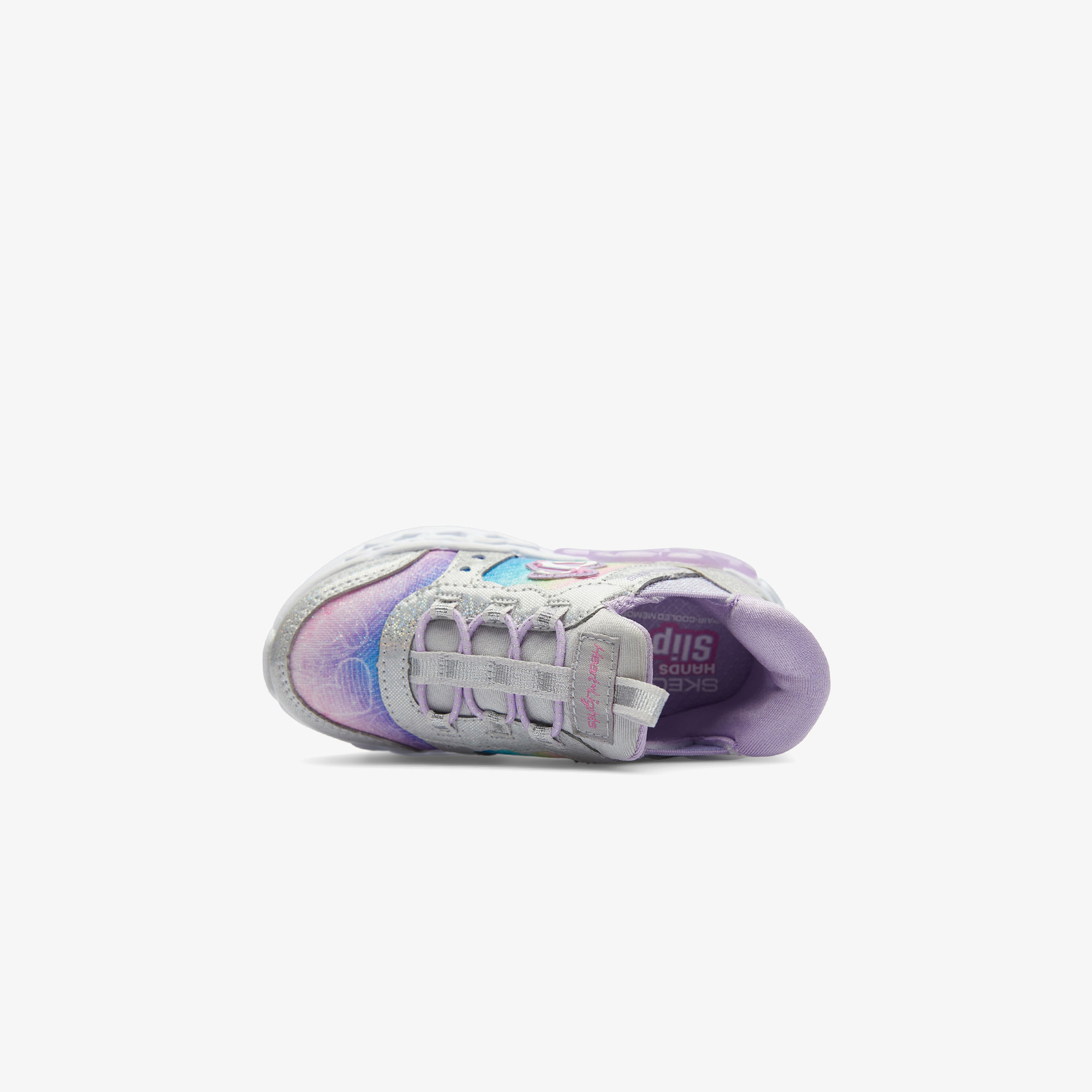 Skechers Infinite Heart Lights Bebek Gri Spor Ayakkabı