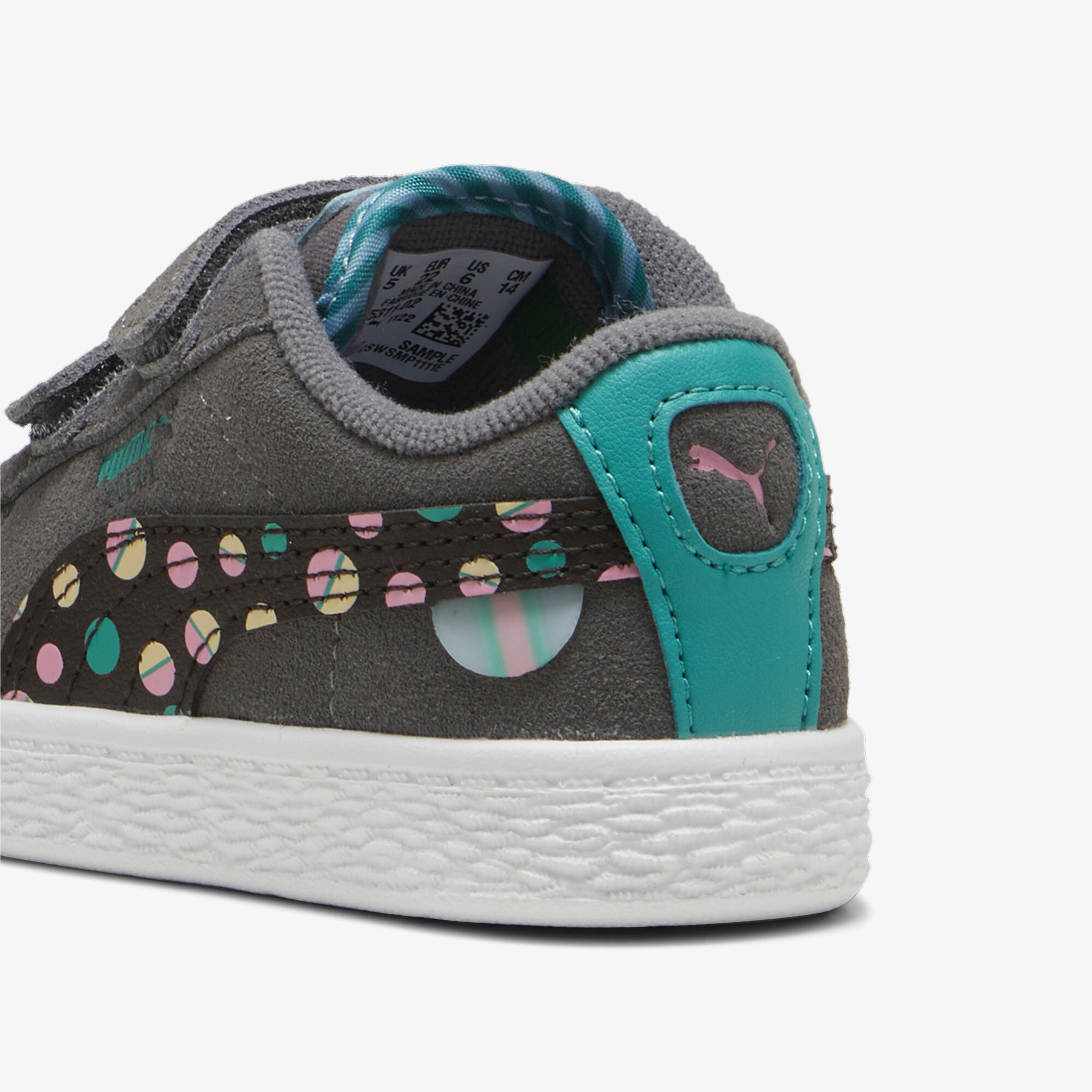 Puma Suede Classic Lf Sum Bebek Gri/Yeşil Spor Ayakkabı