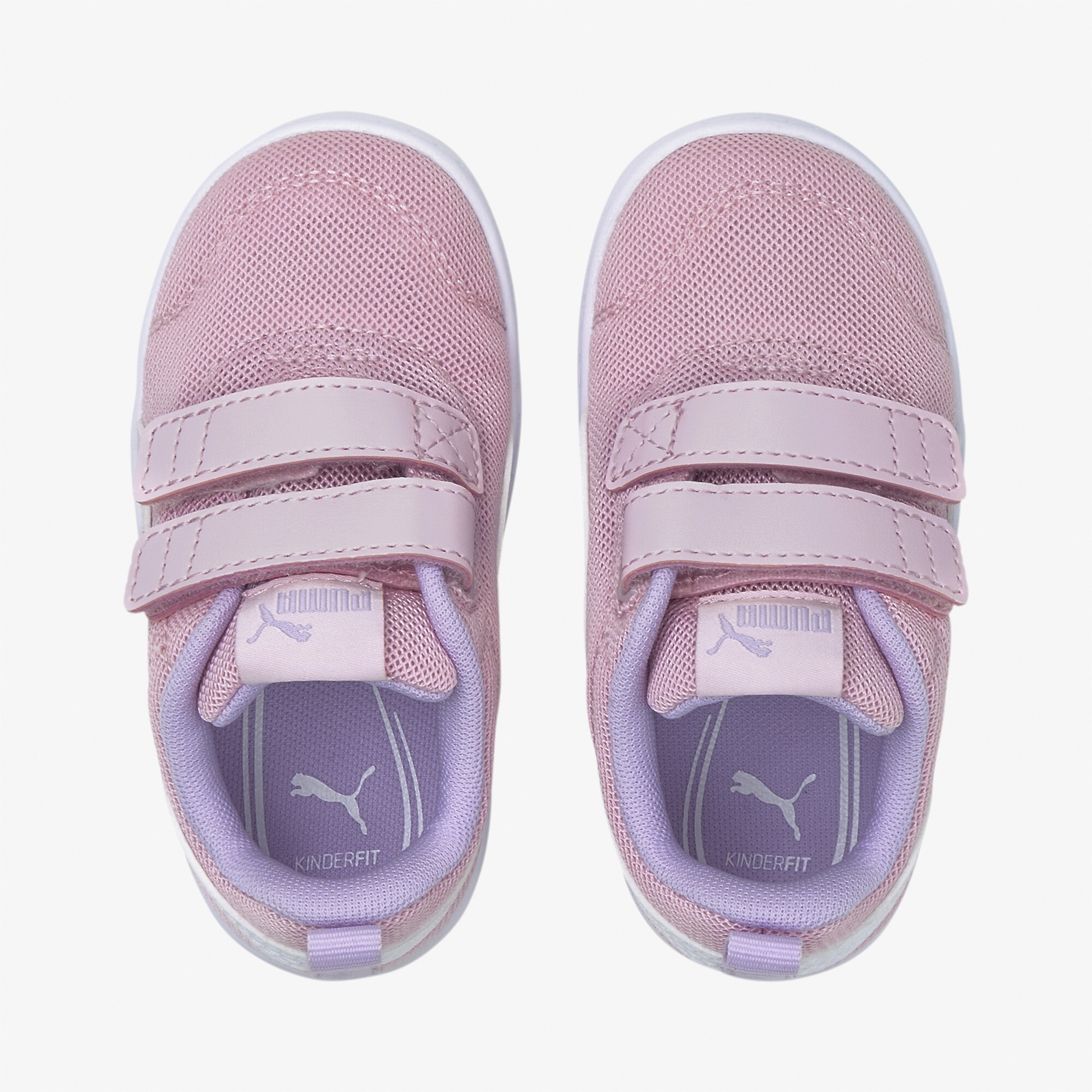 Puma Courtflex V2 Mesh Bebek Pembe Spor Ayakkabı