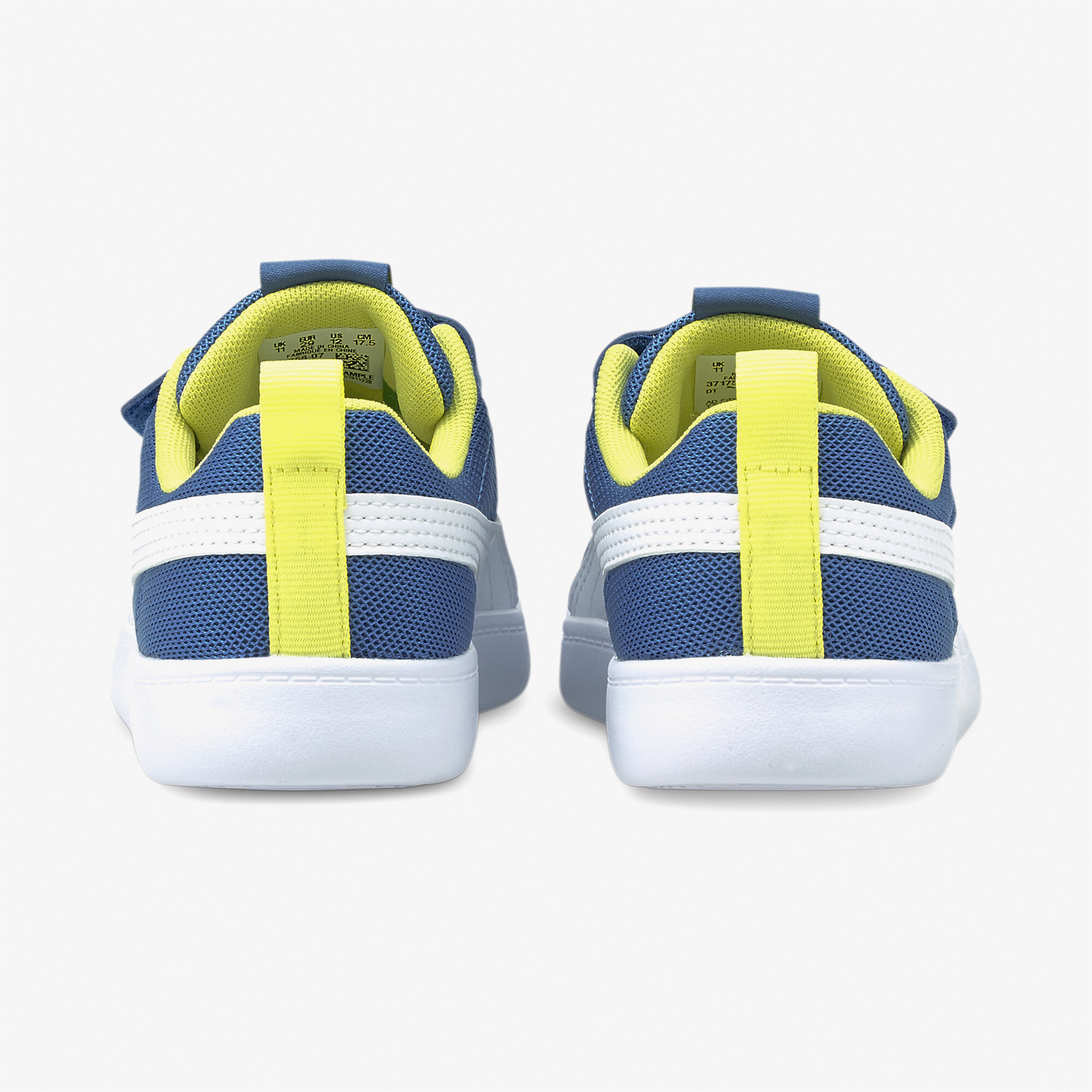 Puma Courtflex V2 Mesh Çocuk Beyaz Spor Ayakkabı