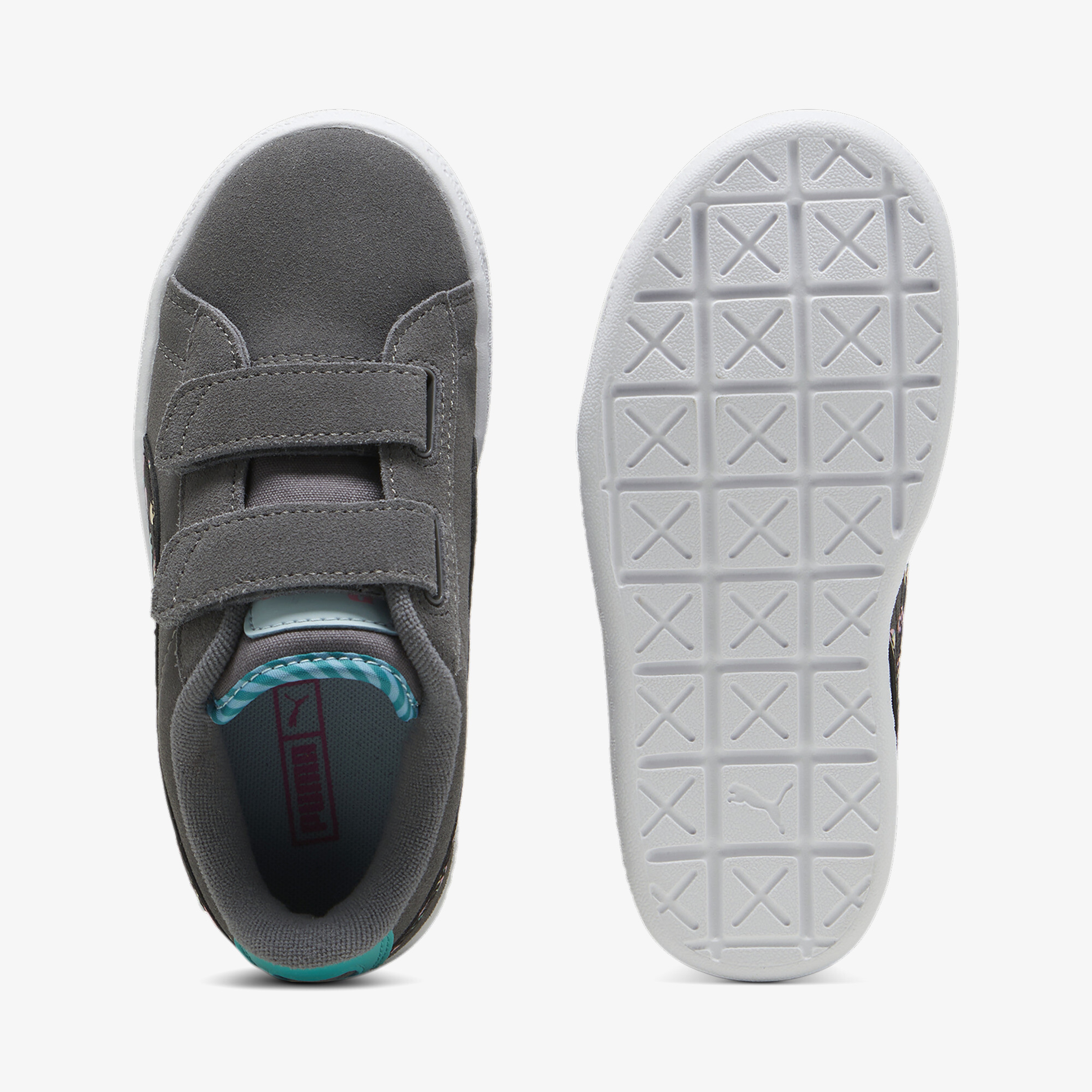 Puma Suede Classic Lf Sum Çocuk Gri/Yeşil Spor Ayakkabı