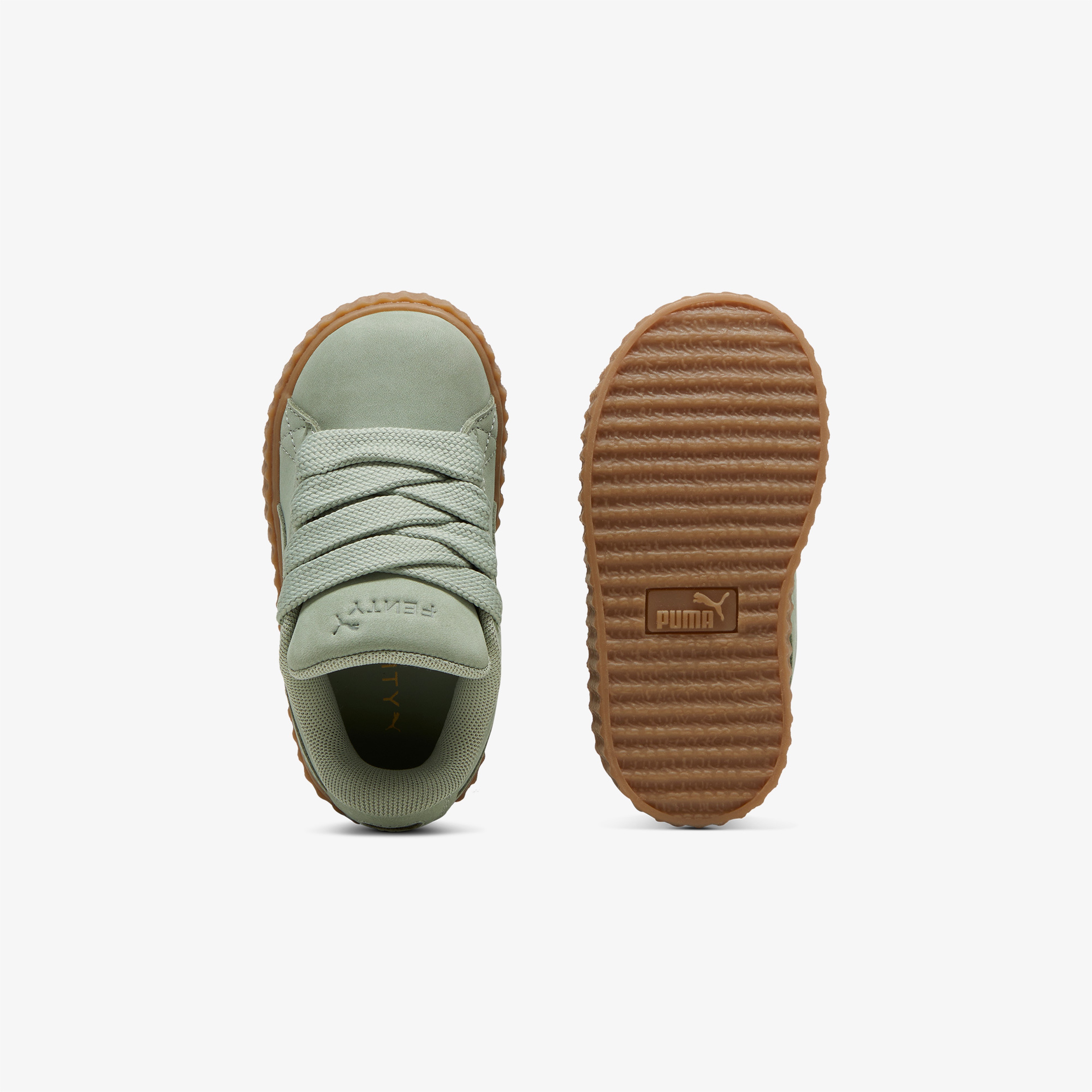 Puma Creeper Phatty Nubuck Bebek Yeşil Spor Ayakkabı