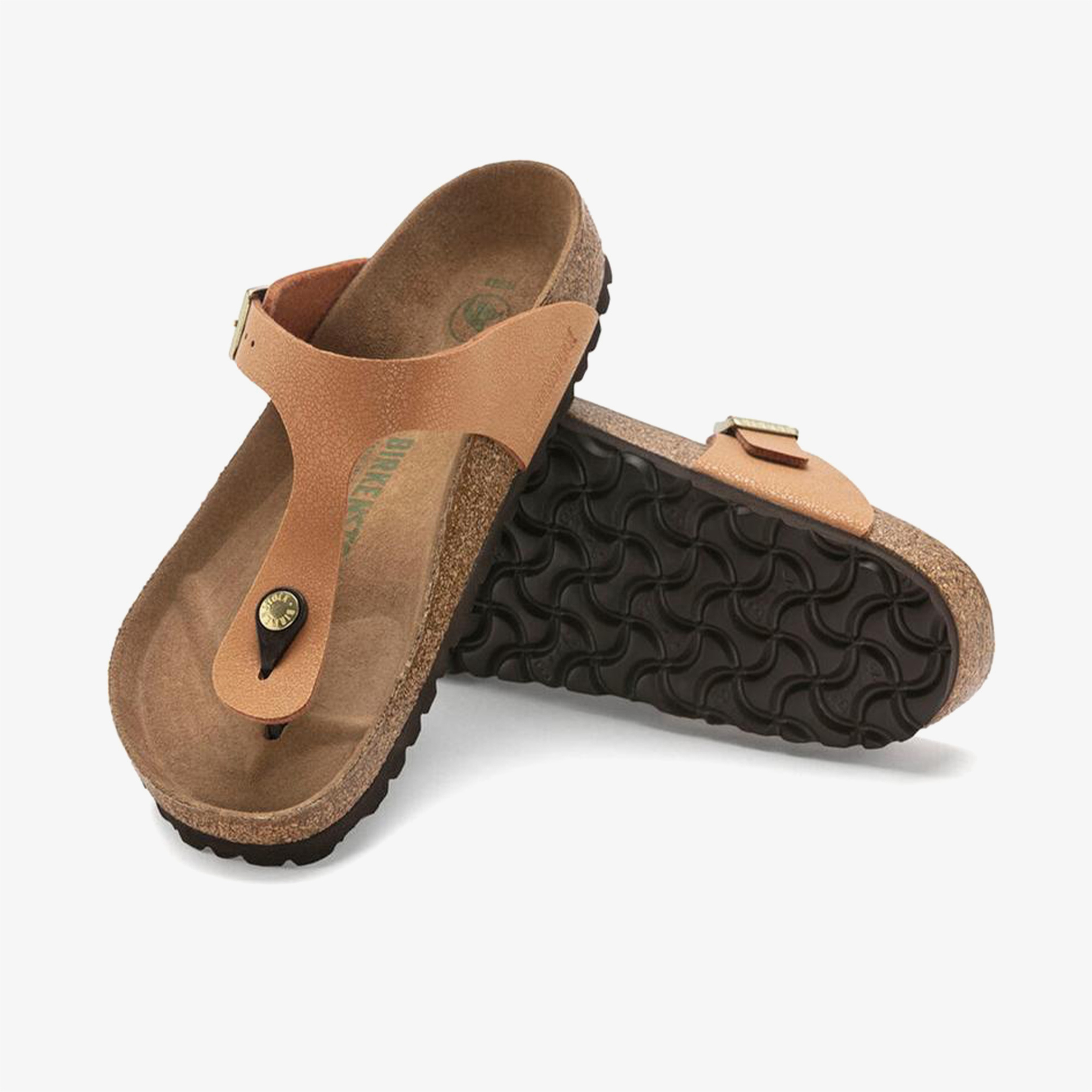 Birkenstock Gizeh Bf Earthy Vegan Kadın Kahverengi Terlik