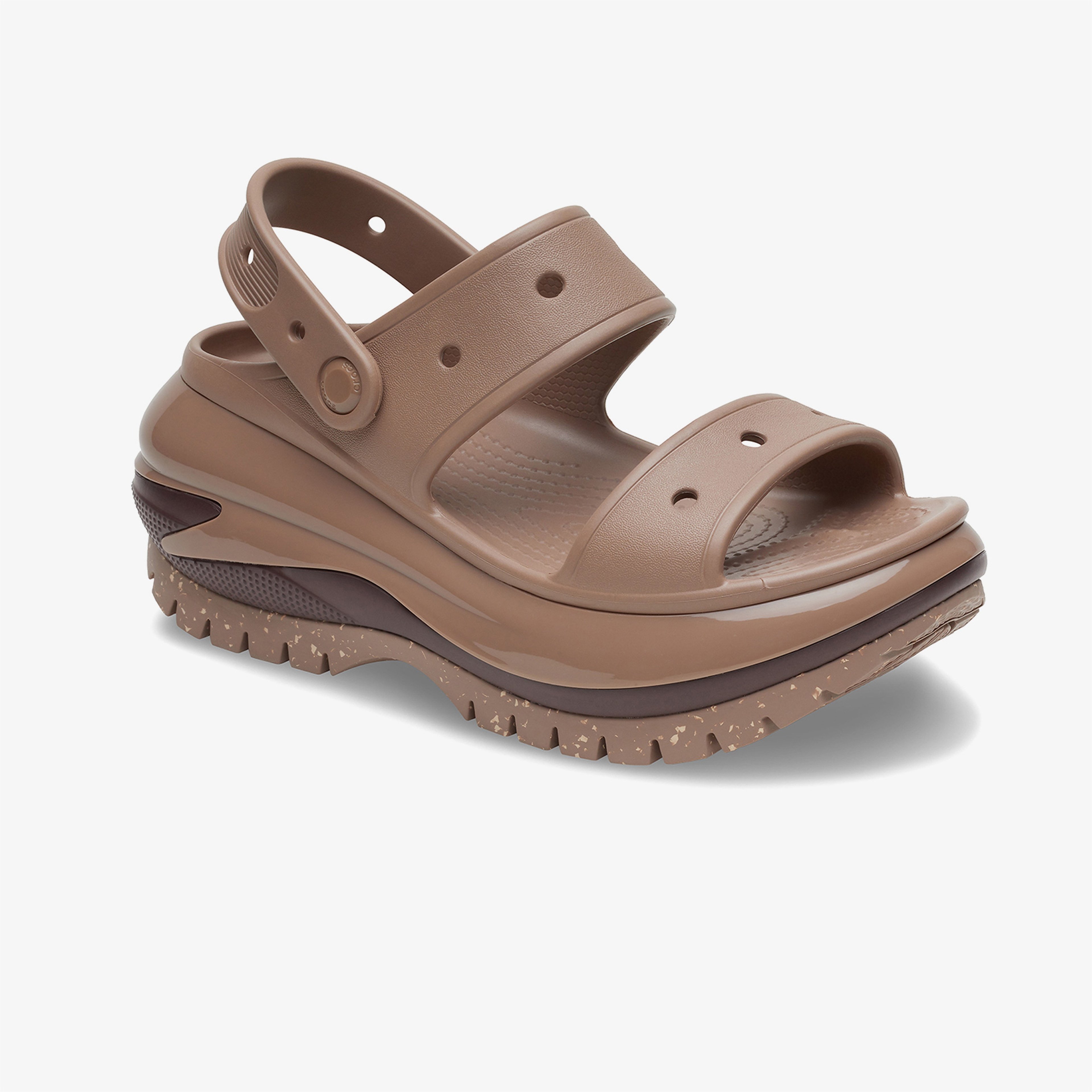 Crocs Classic Mega Crush Sandal Kadın Kahverengi Sandalet