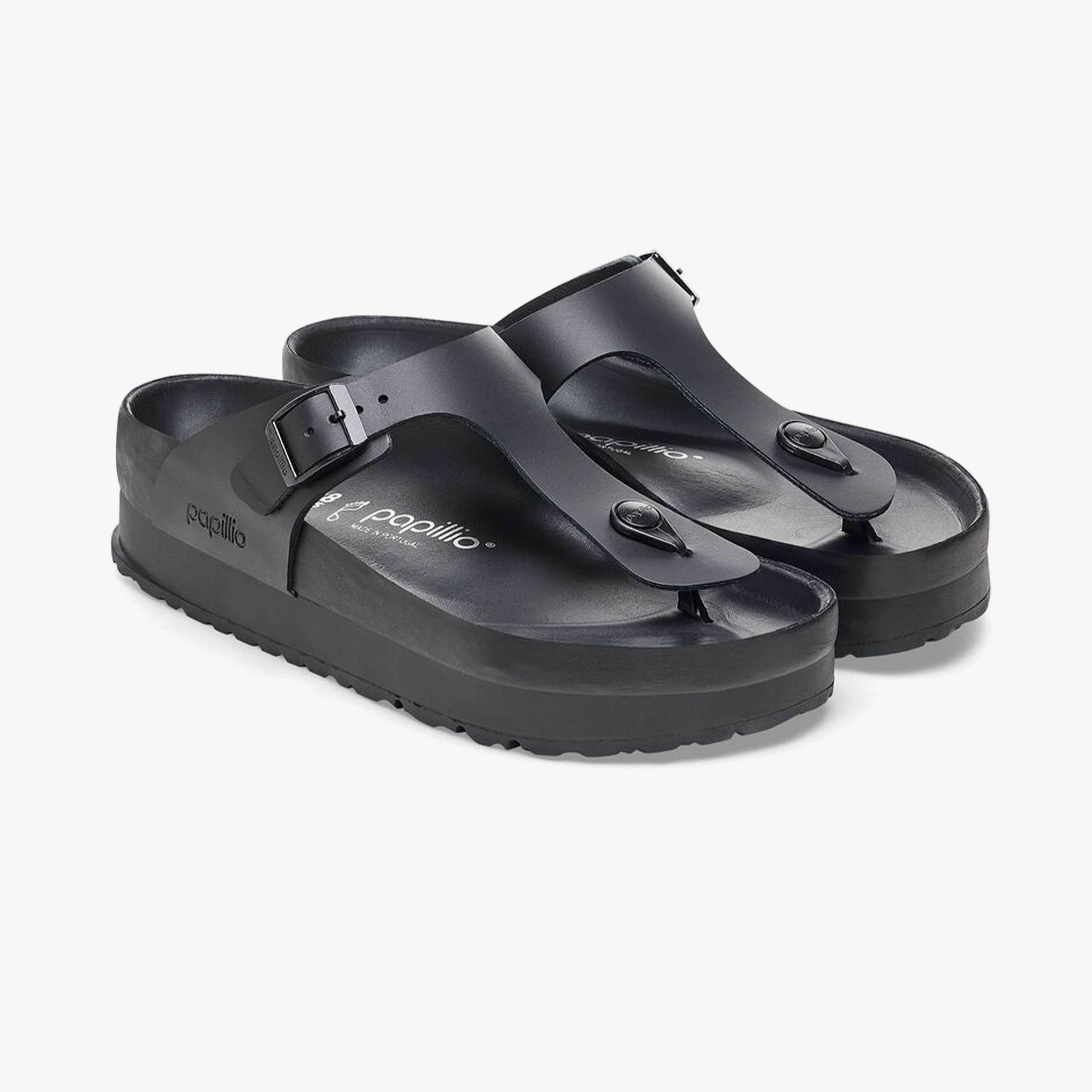 Birkenstock Gizeh Platform Flex Kadın Siyah Terlik