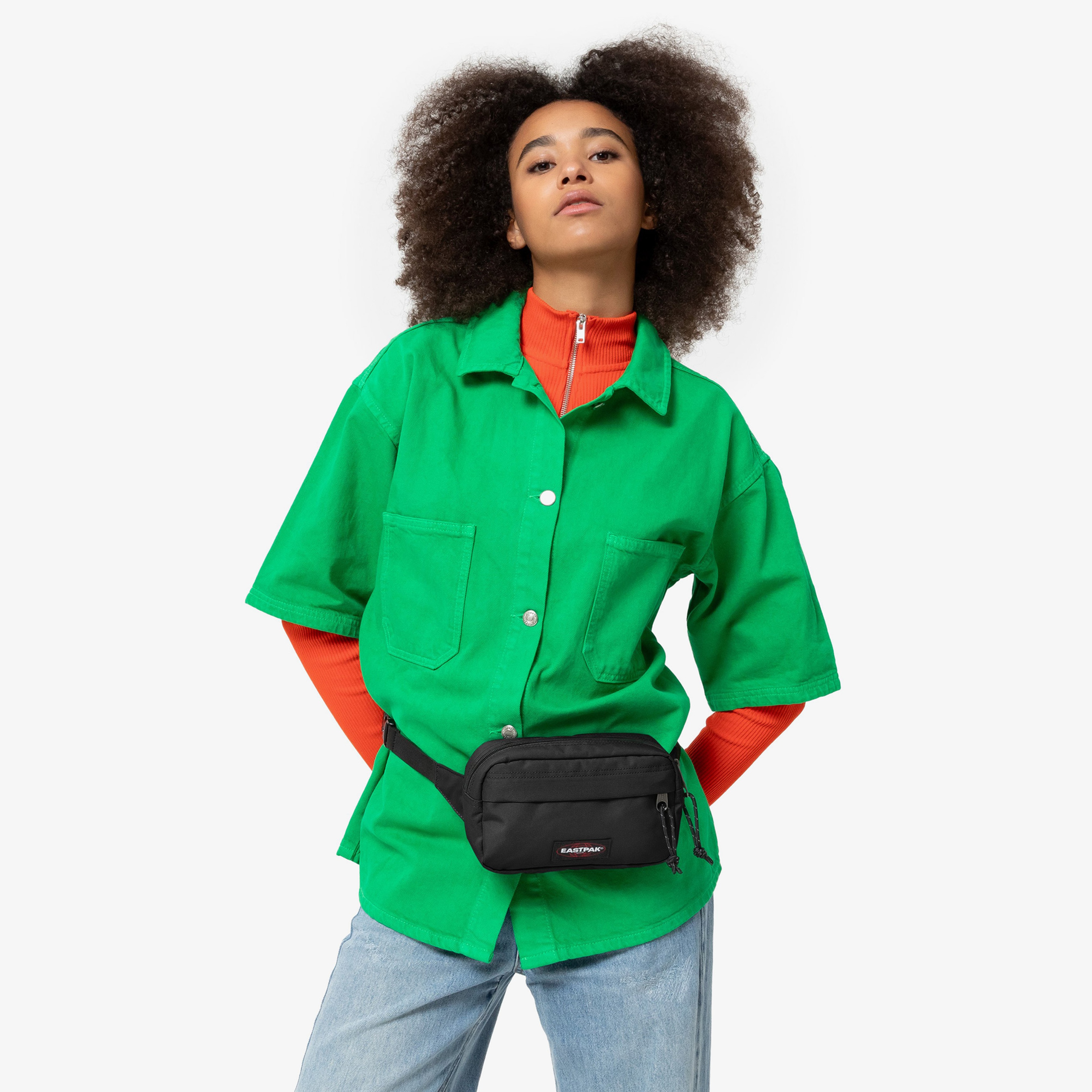 Eastpak Bouncer Unisex Siyah Bel Çantası