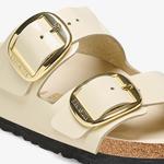 Birkenstock Arizona Big Buckle Nl High Shine Kadın Krem Terlik