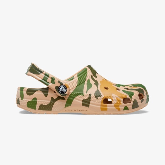 Crocs Classic Printed Camo Erkek Haki Terlik - Görsel 2