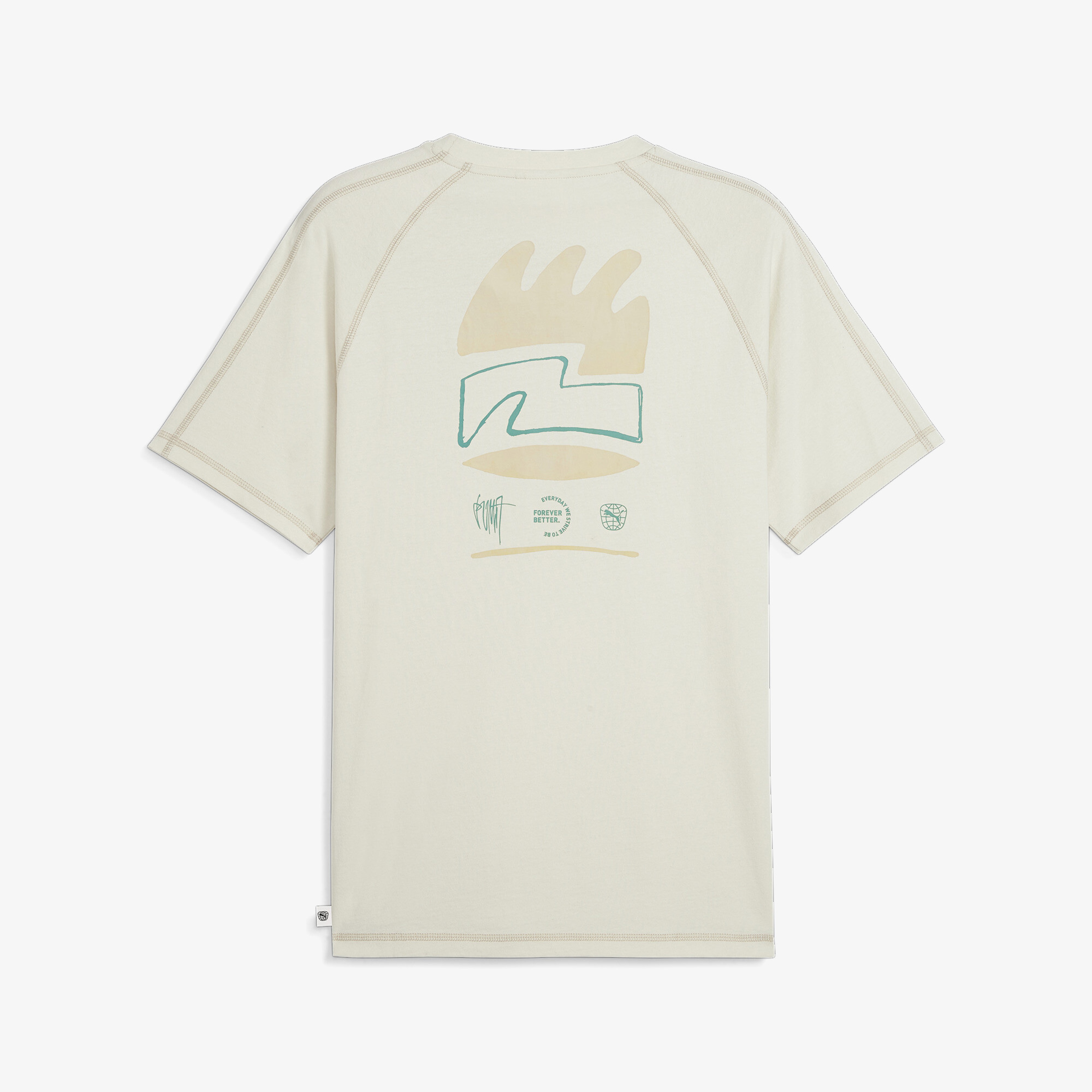 Puma Re:Collection Erkek Krem T-Shirt