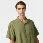 UNITED4 Classic Erkek Haki Gömlek