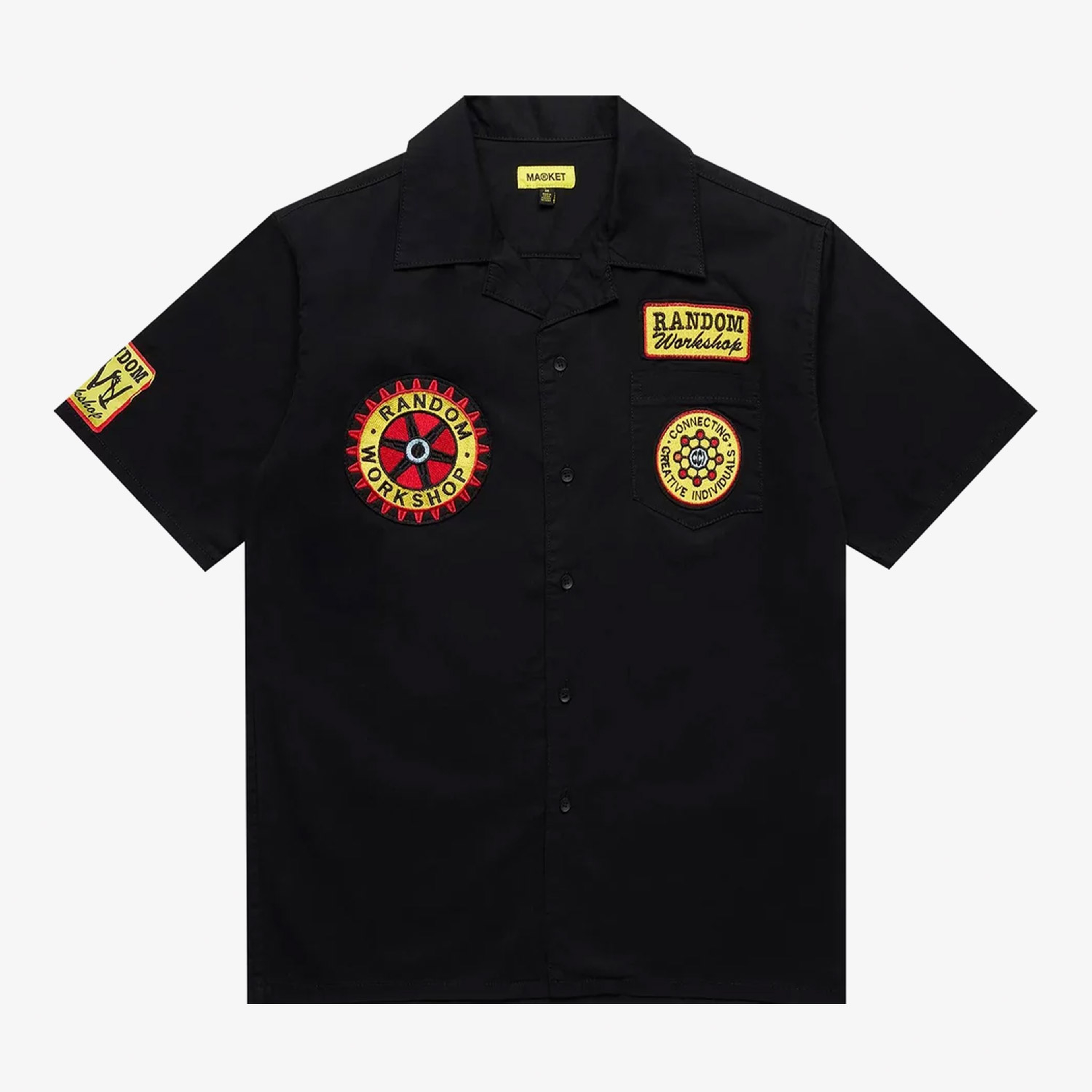 Market Random Workshop Erkek Siyah Gömlek