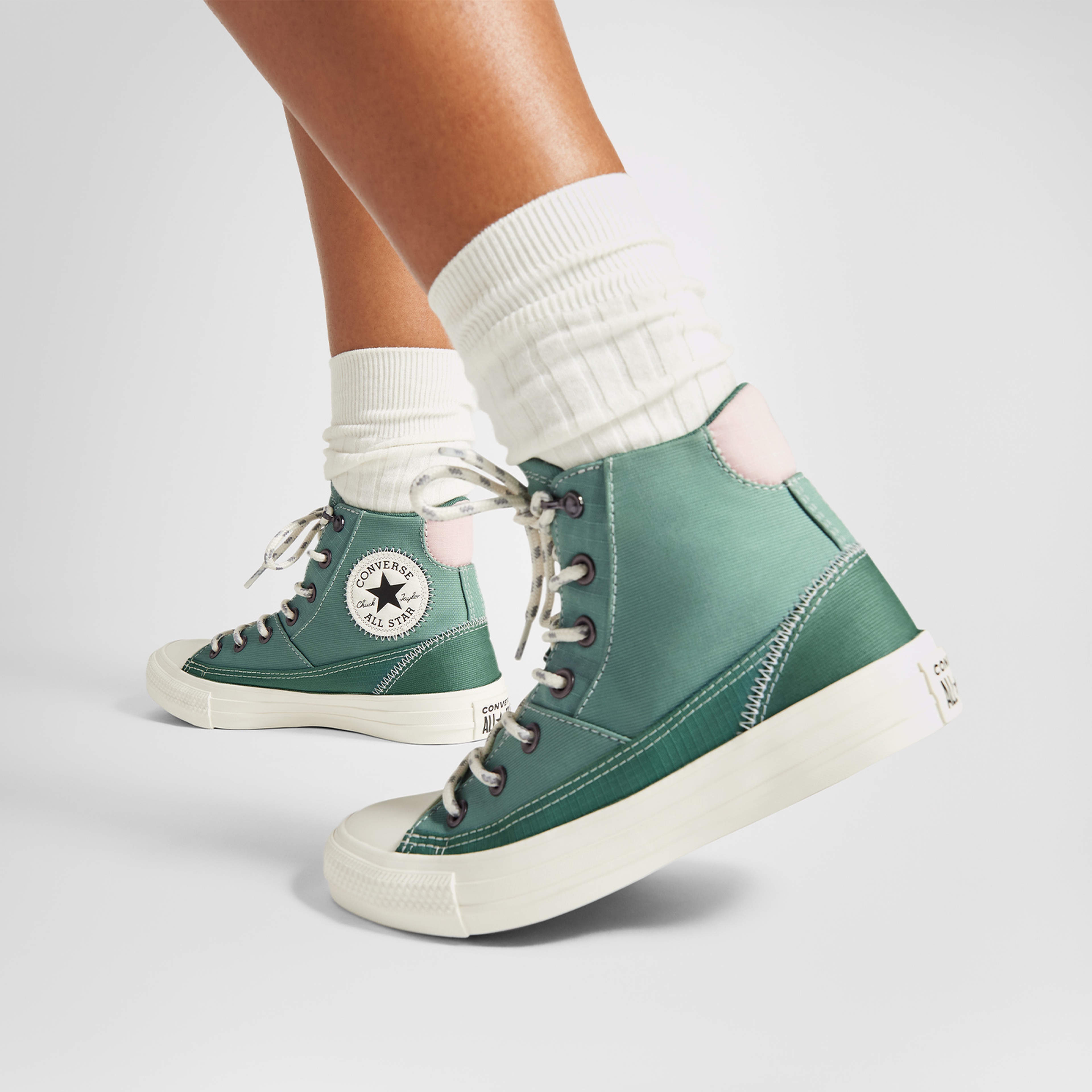 Converse Chuck Taylor All Star Patchwork  Kadın Yeşil Sneaker