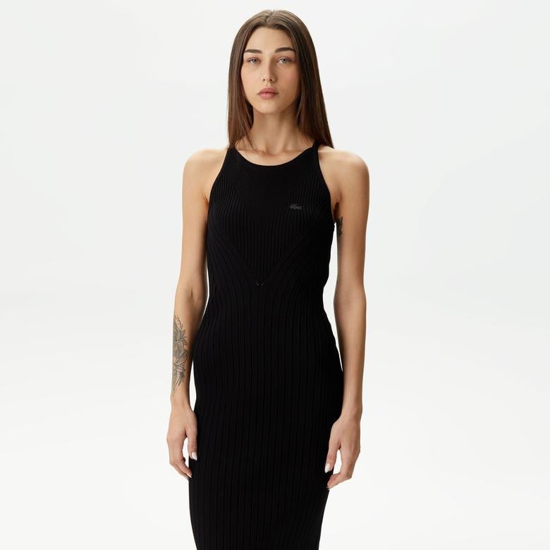 Lacoste Kadın Siyah Elbise