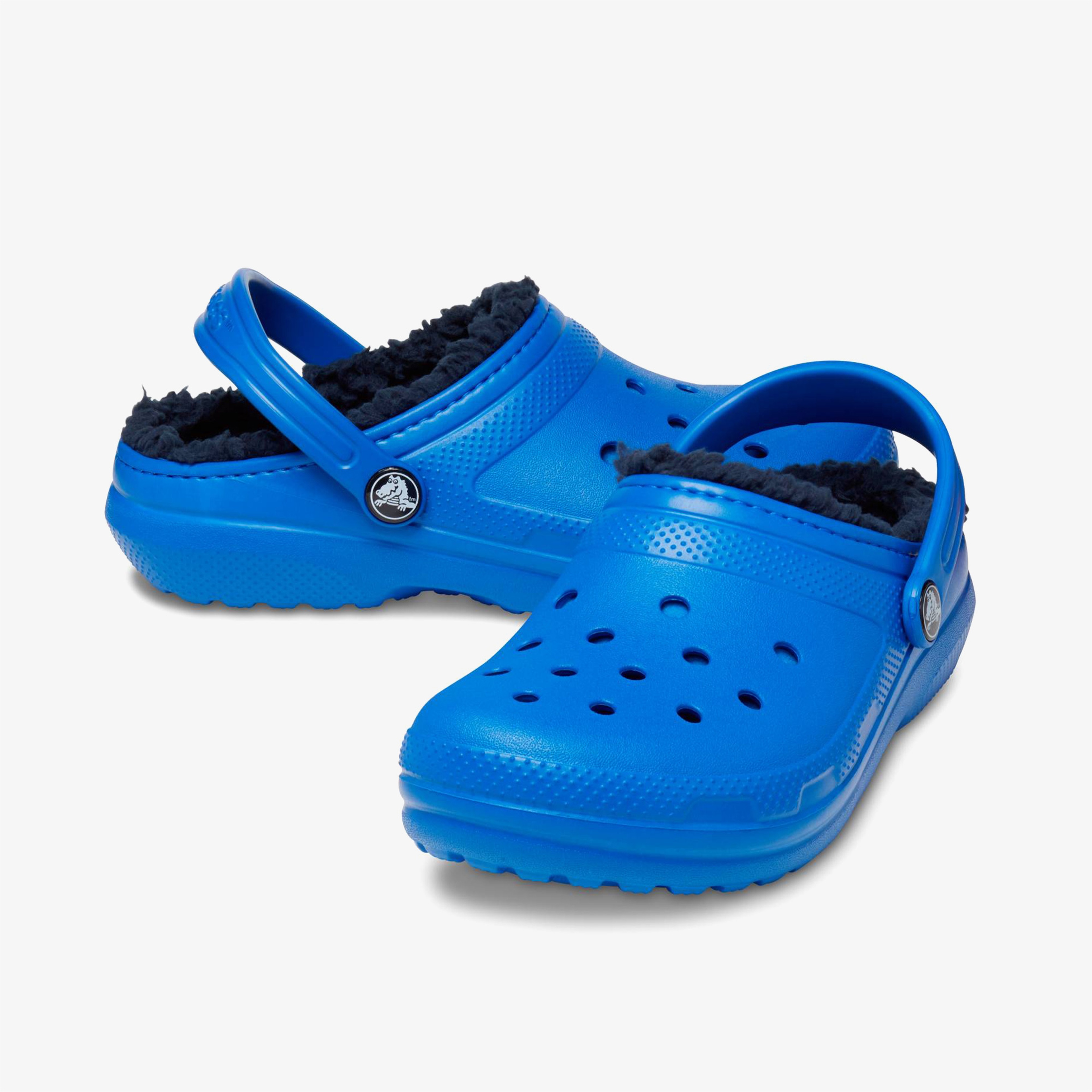 Crocs Classic Lined Clog Çocuk Mavi Terlik