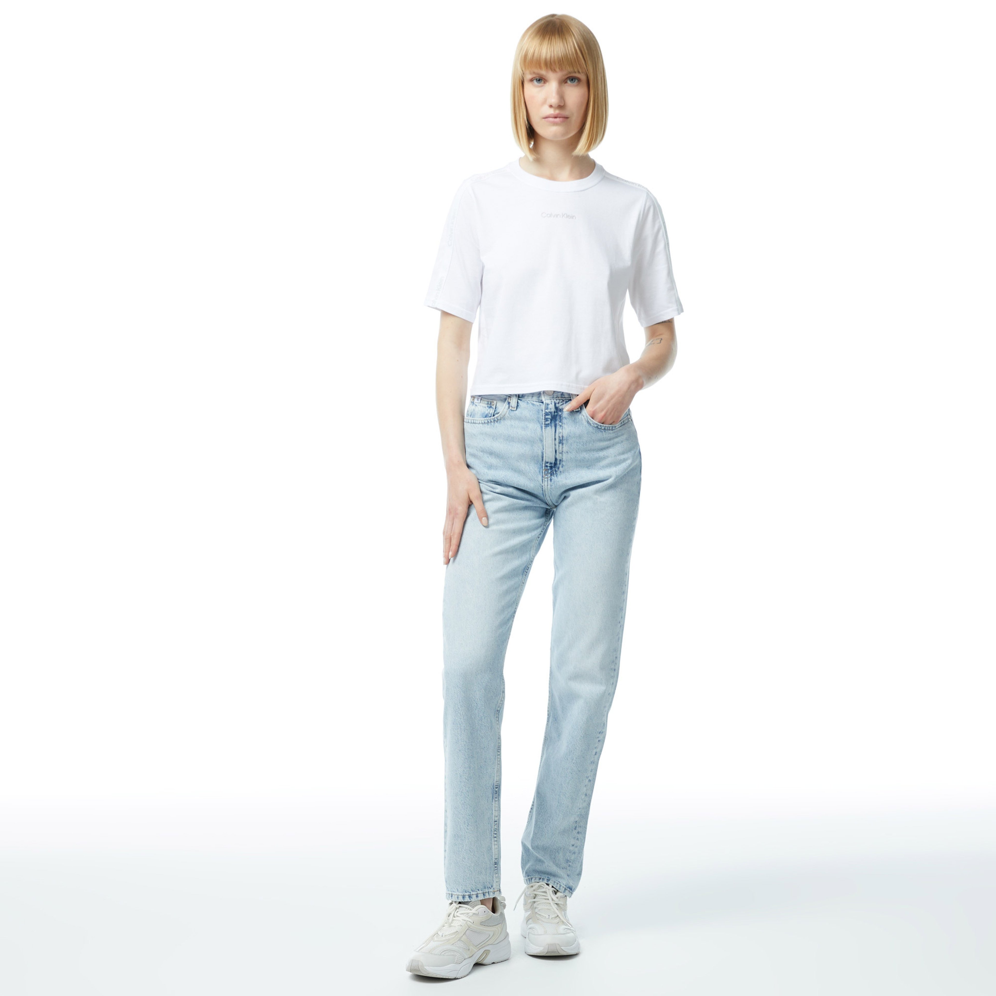 Calvin Klein Jeans Kadın Mavi Jean