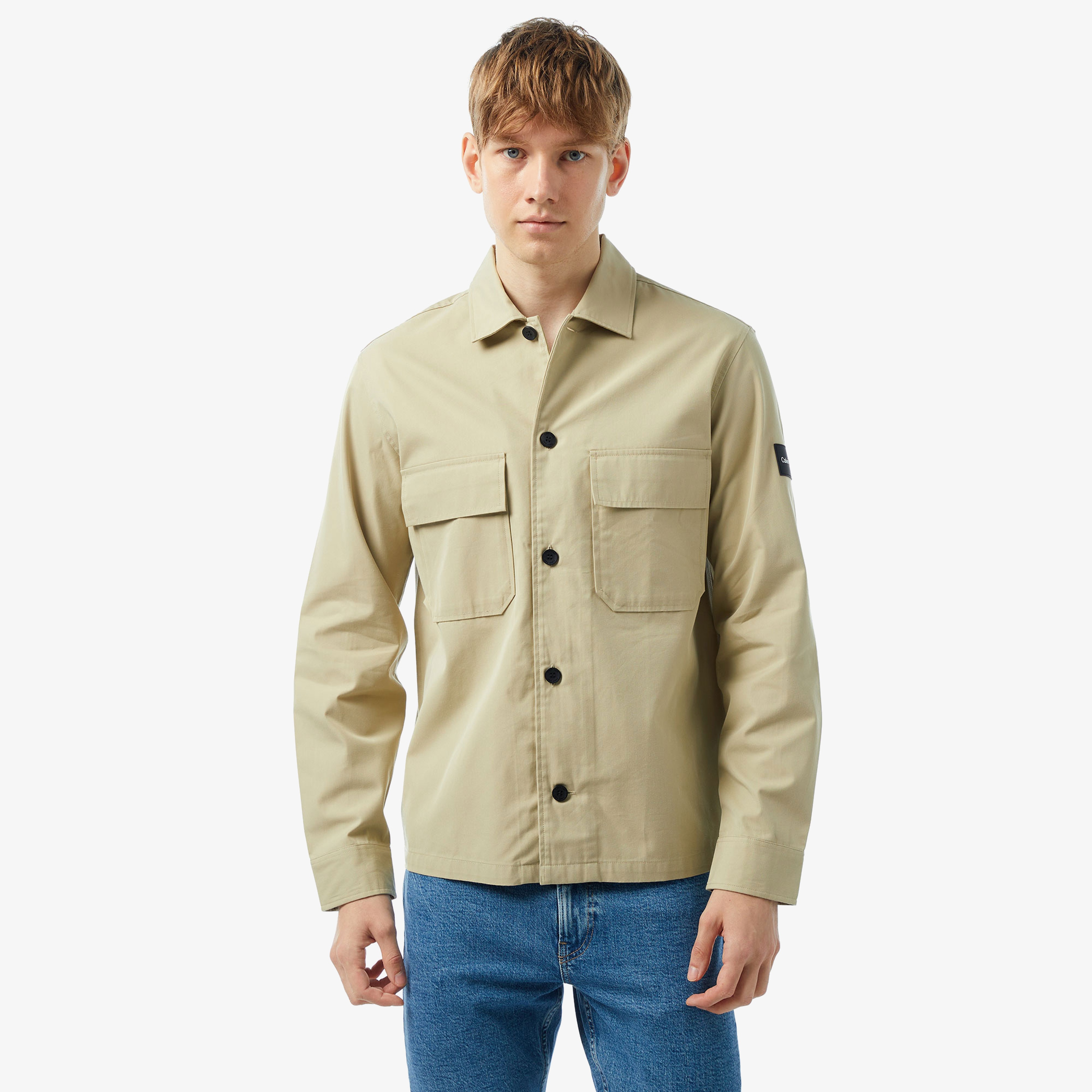 Calvin Klein Cap Amplifybestsellr Erkek Yeşil Gömlek