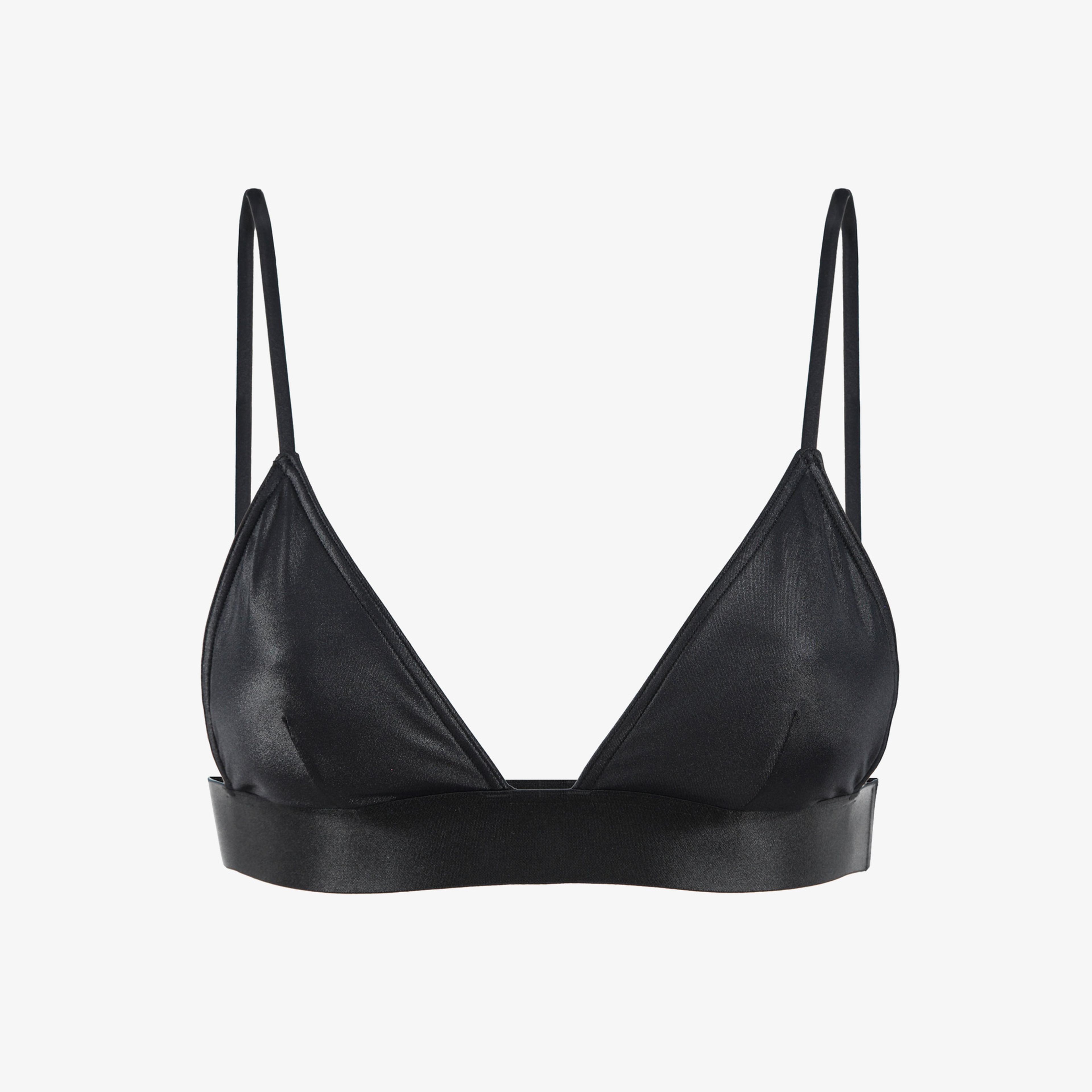 Calvin Klein Refined Waistband Kadın Siyah Bikini Üstü