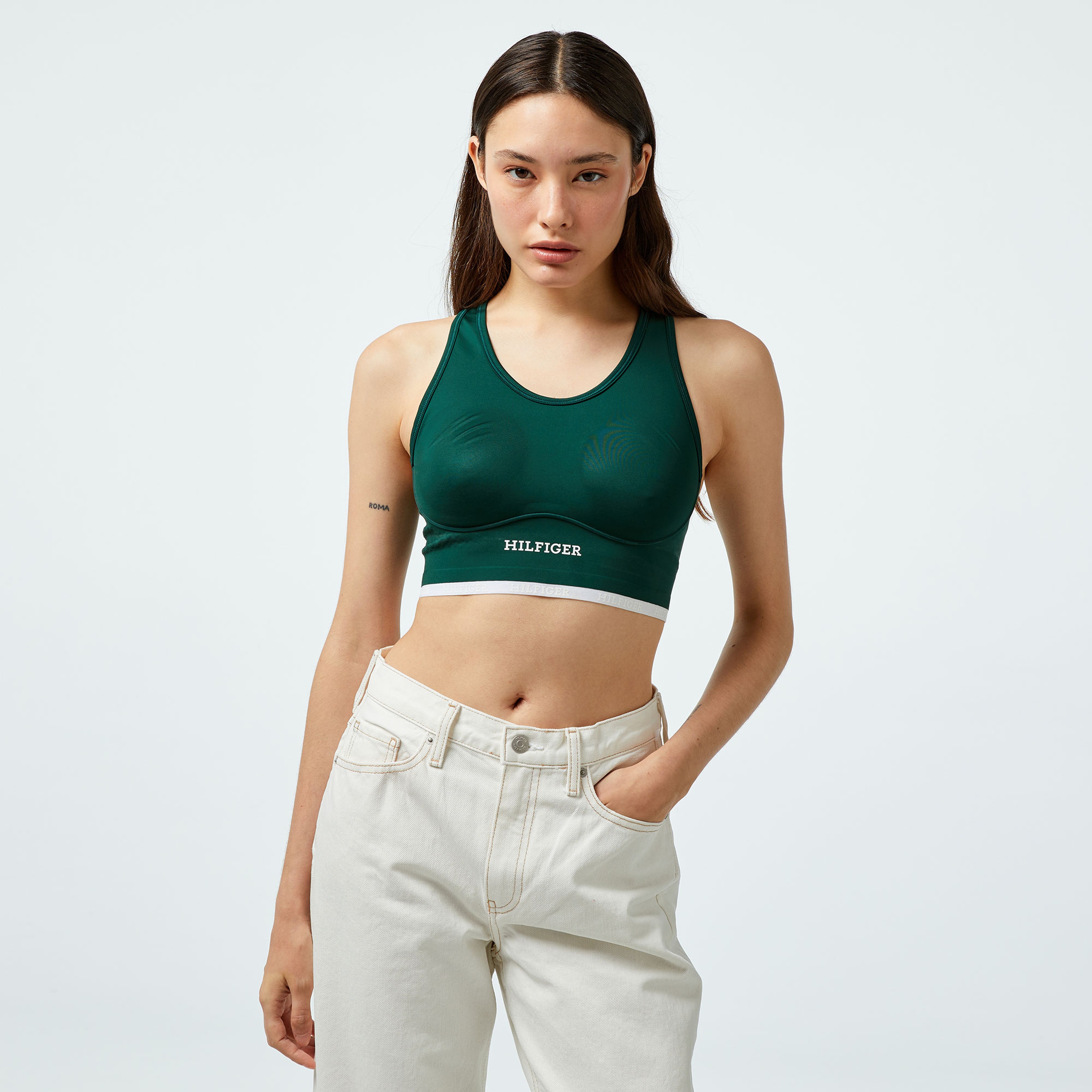 Tommy Hilfiger Kadın Yeşil Bra