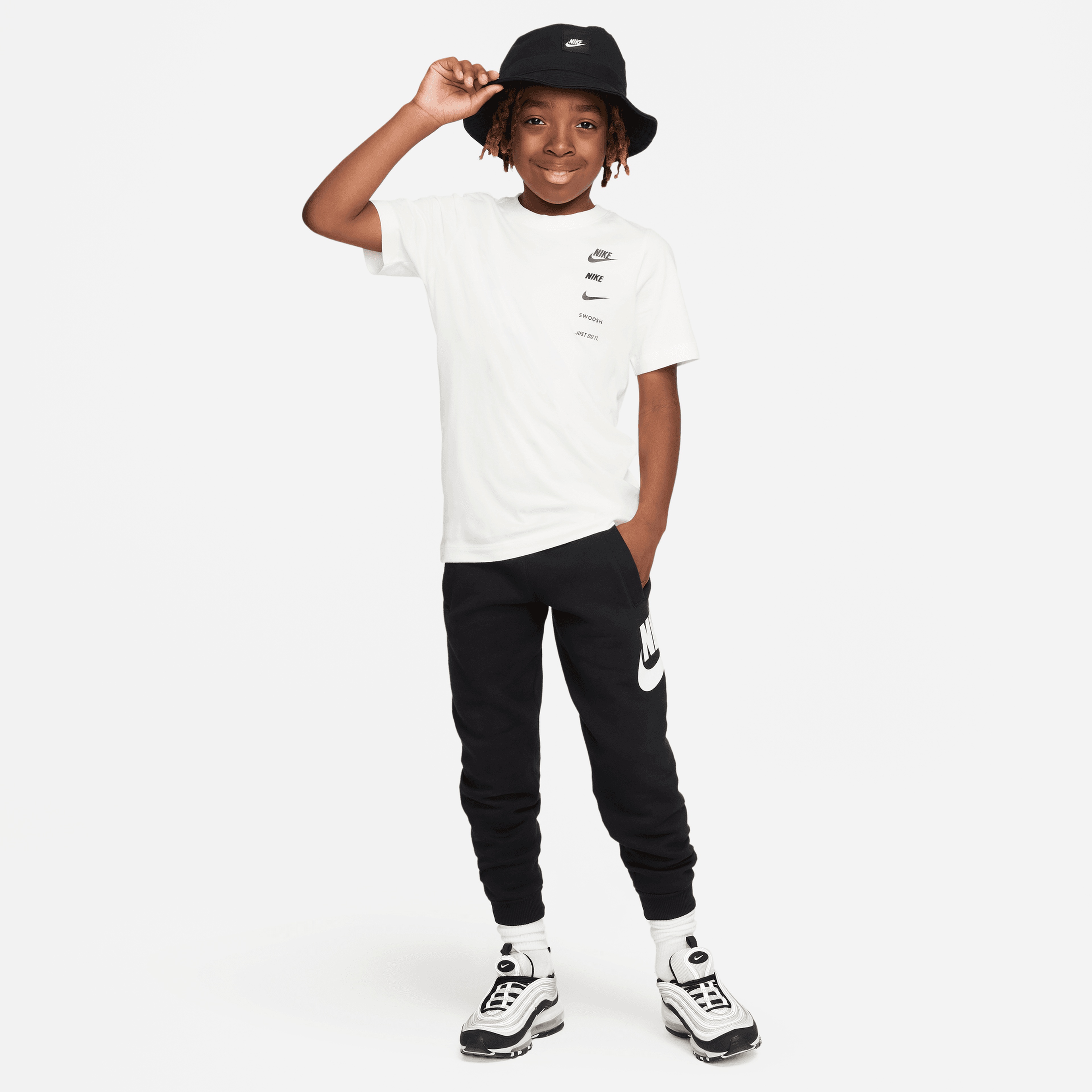 Nike Sportswear Si Graphic Çocuk Beyaz T-Shirt