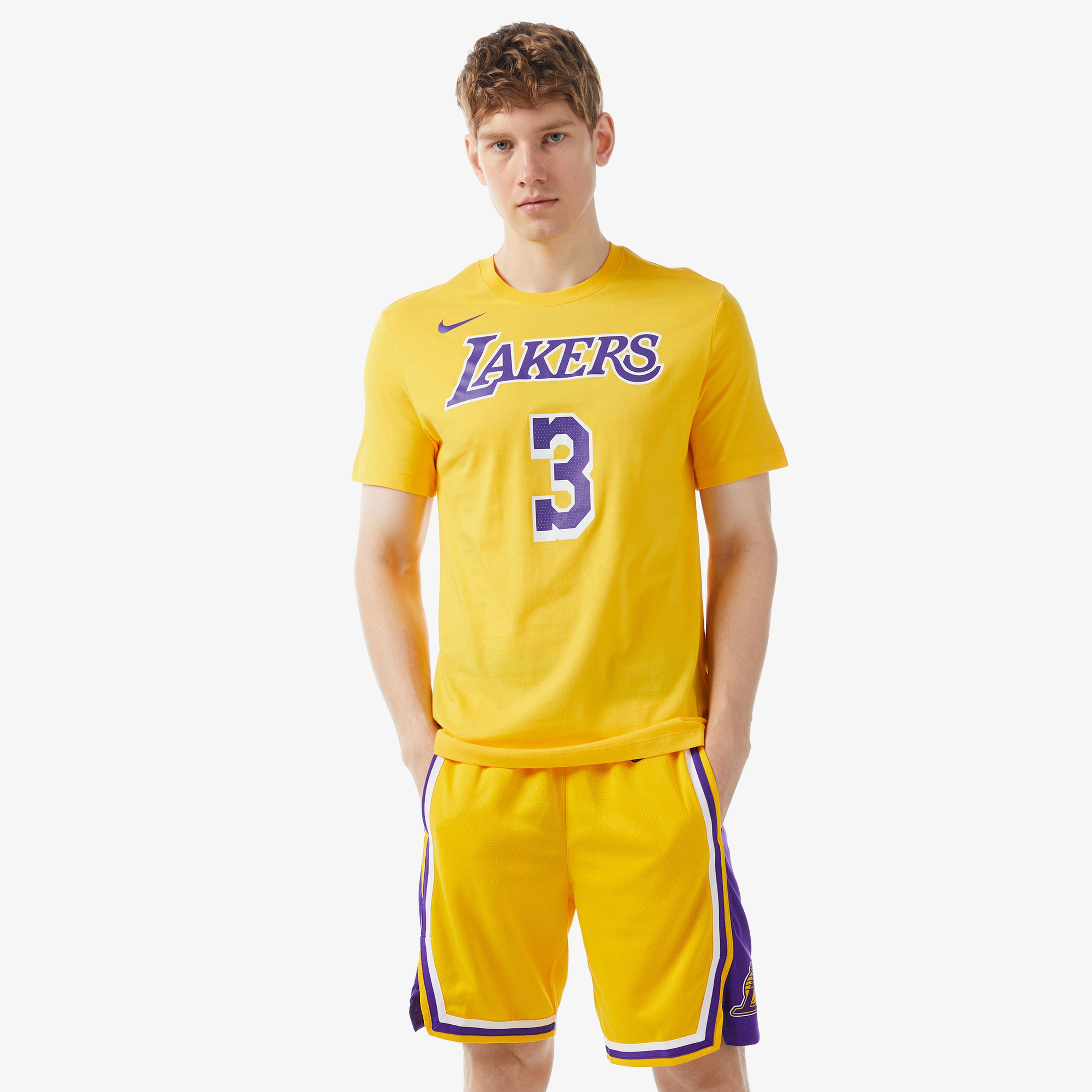 Nike Los Angeles Lakers Erkek Sarı Forma