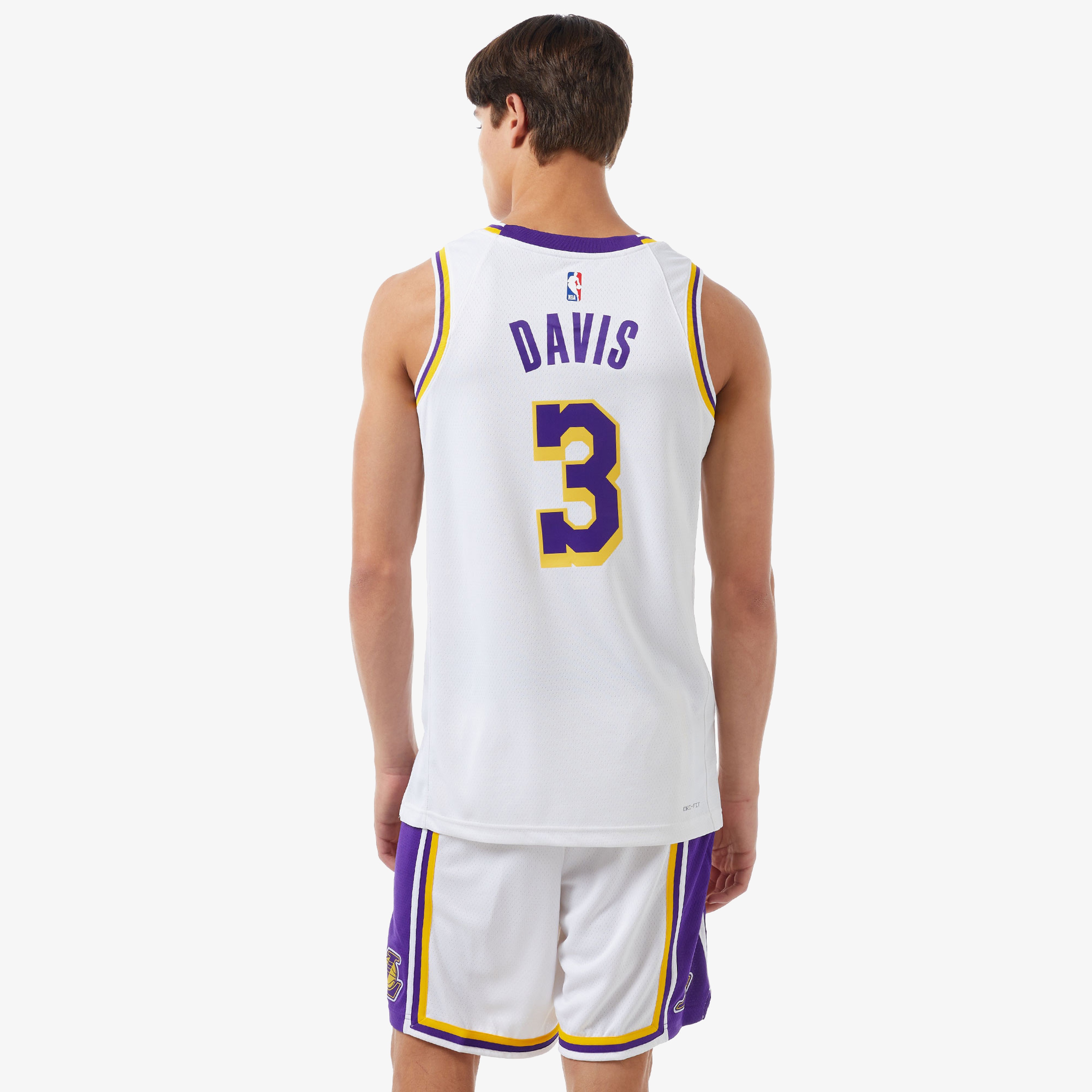 Nike Los Angeles Lakers Association Erkek Beyaz Forma
