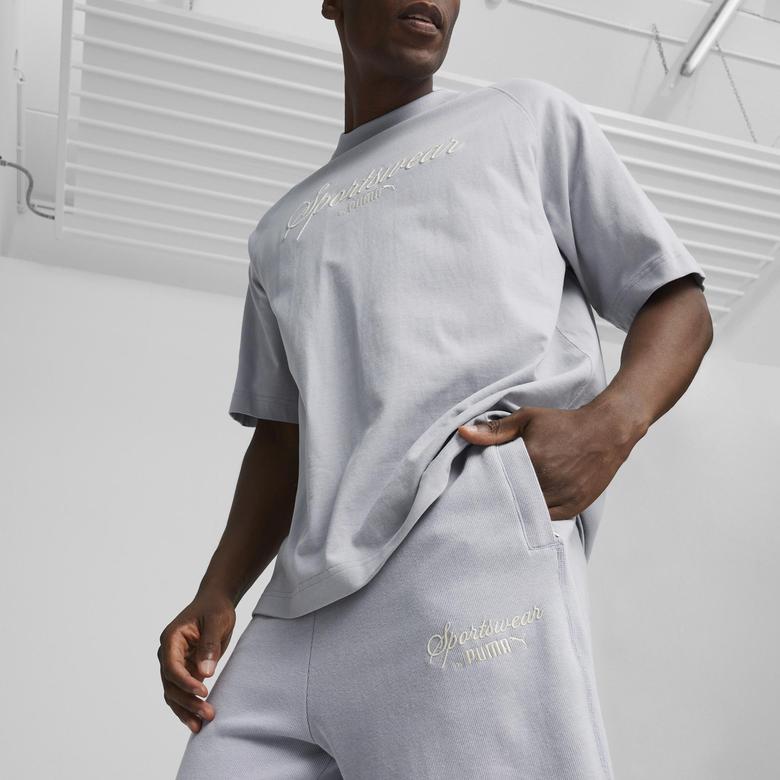 Puma Classics+ Erkek Gri Eşofman Altı