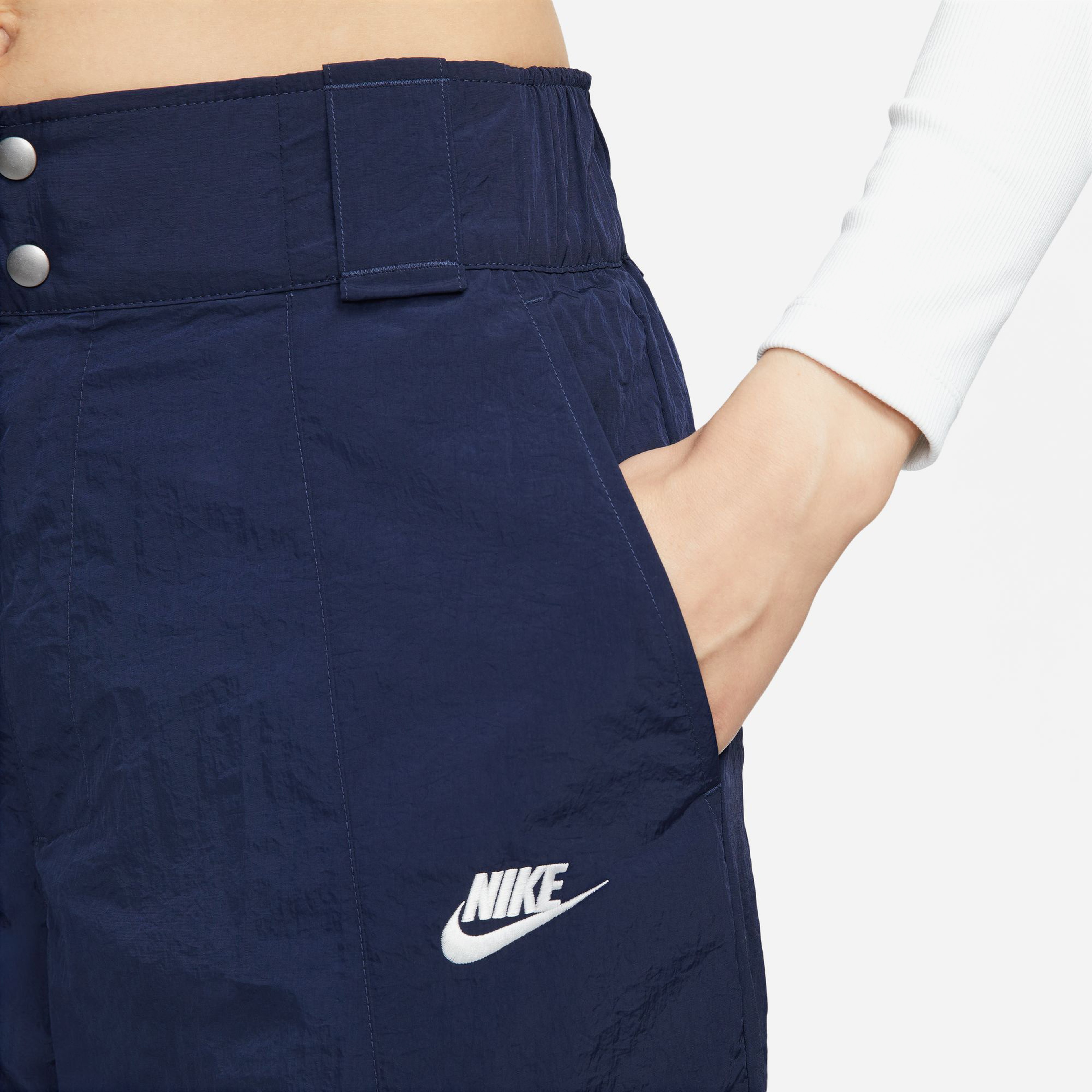 Nike Sportswear Oversized Kadın Lacivert Kargo Eşofman Altı