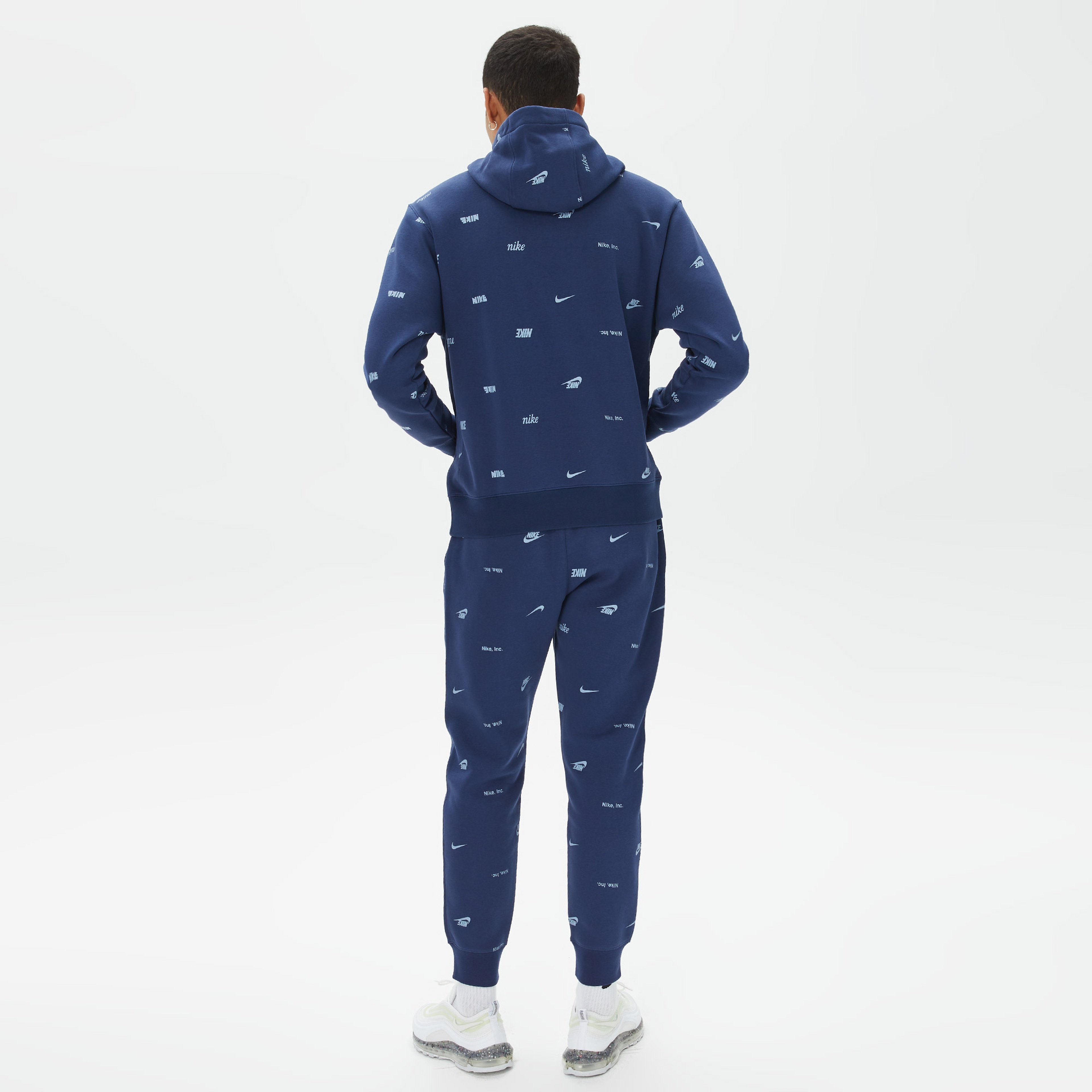 Nike Club Fleece Erkek Mavi Eşofman Altı