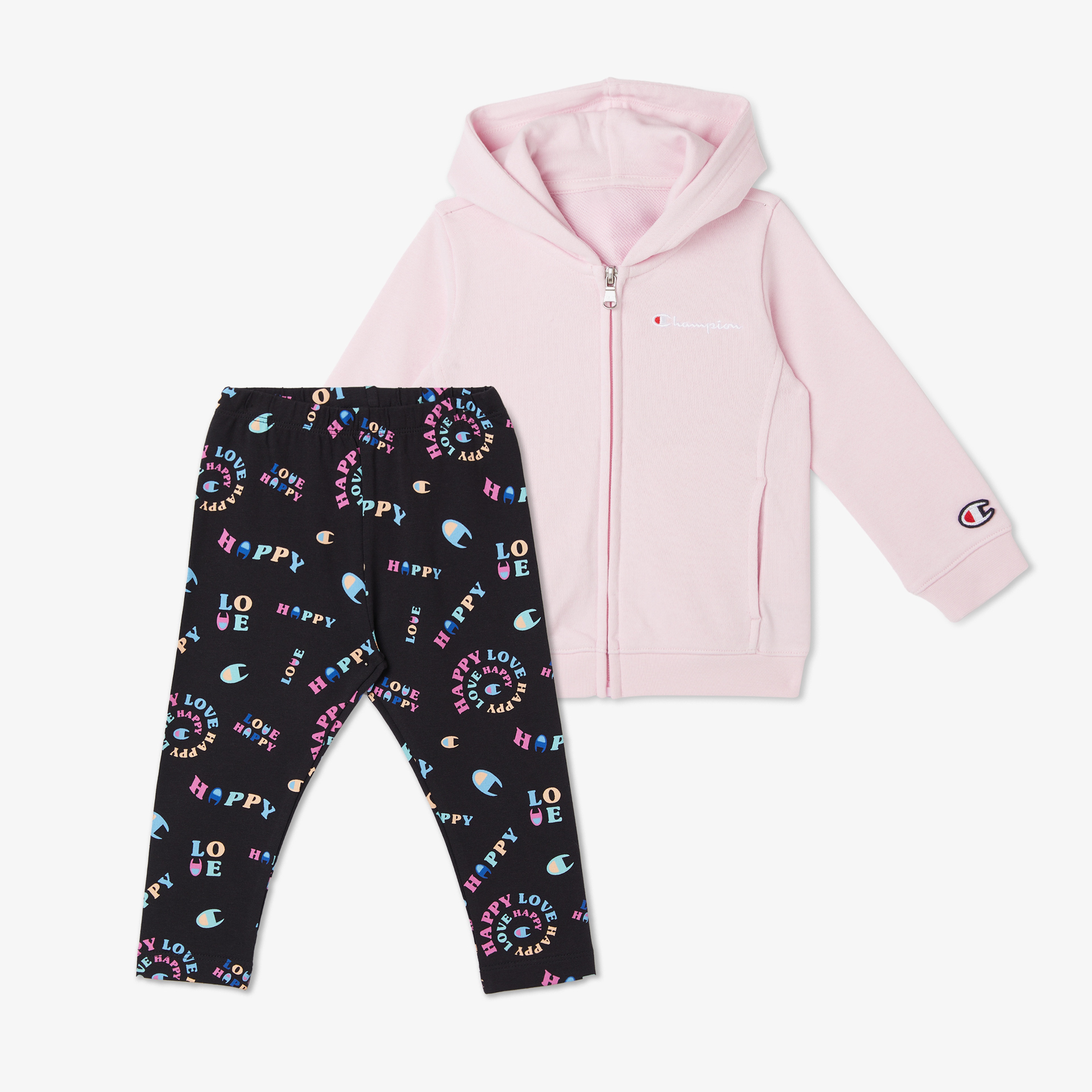 Champion Set Bebek Pembe Eşofman Takımı