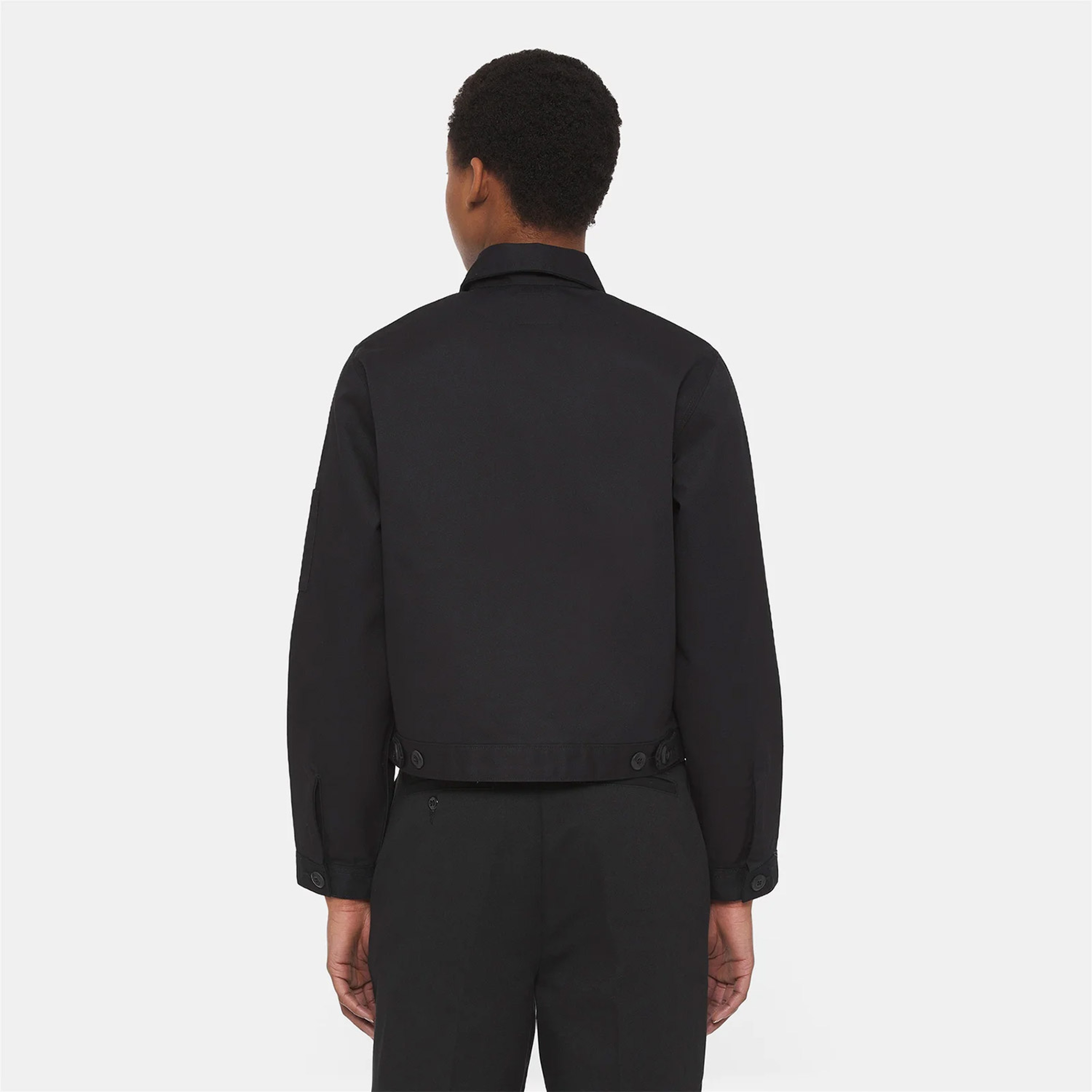Dickies Unlined Cropped Eisenhower Kadın Siyah Ceket