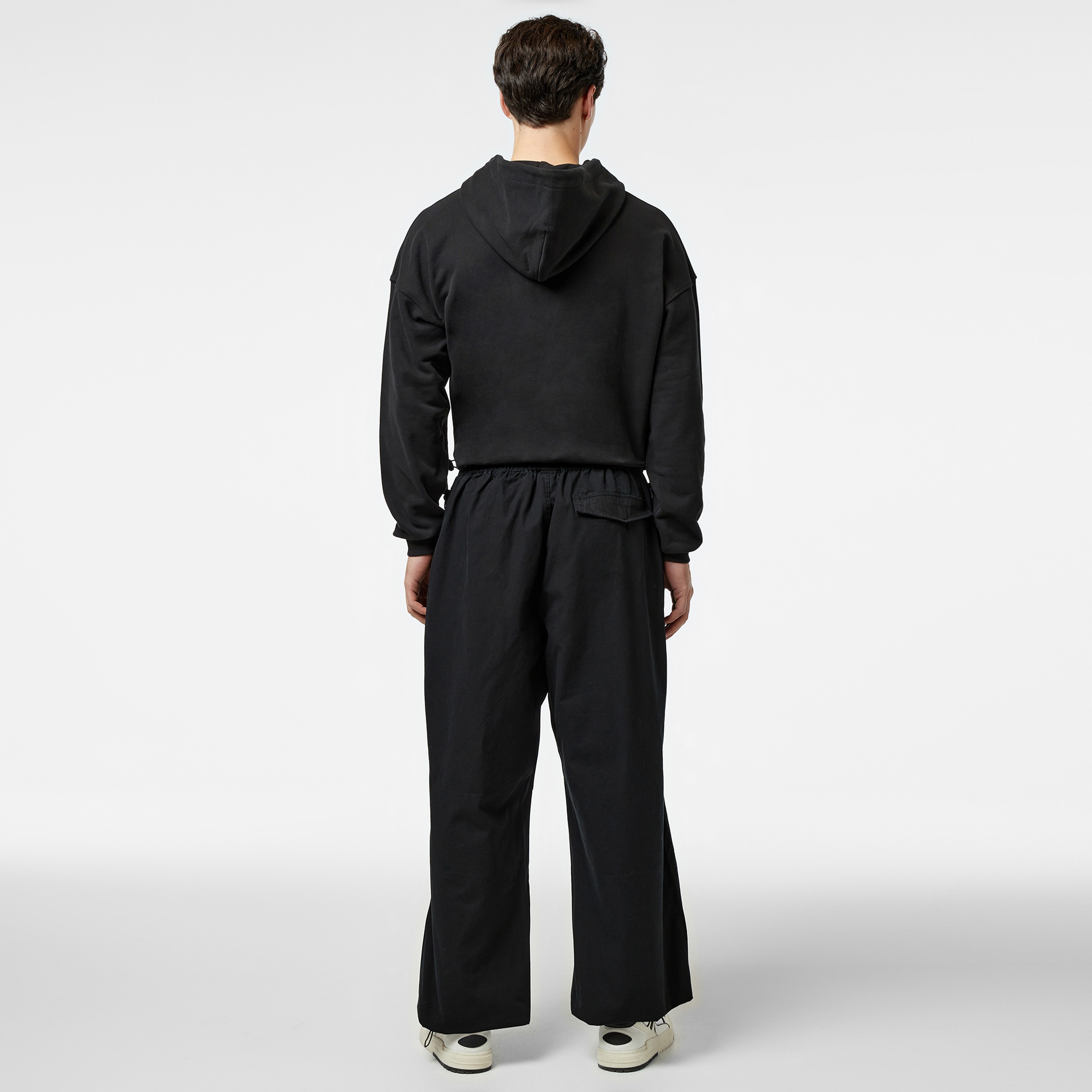 Karl Kani Woven Retro Washed Parachute Erkek Siyah Pantolon