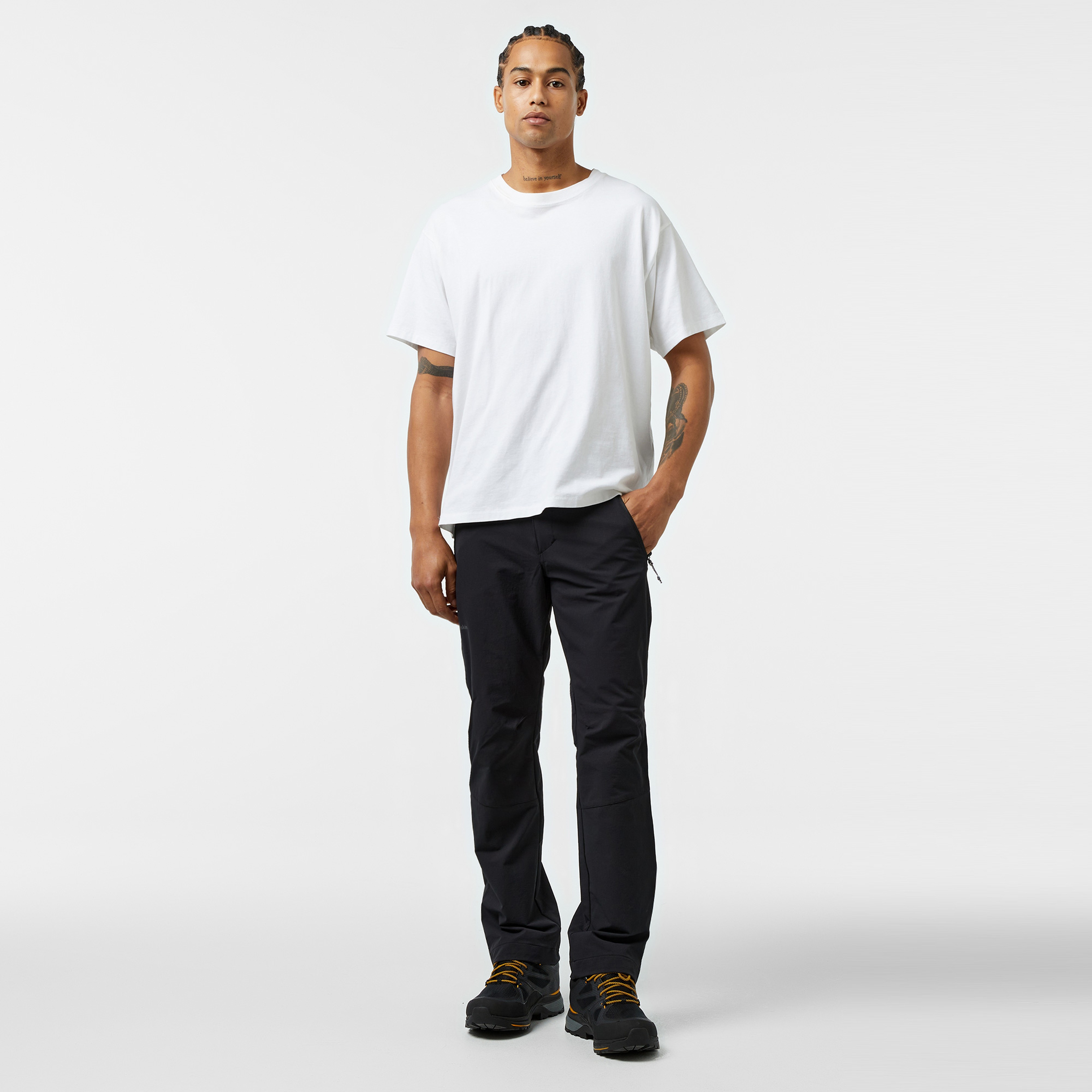 Jack Wolfskin Activate XT Softshell Erkek Siyah Pantolon