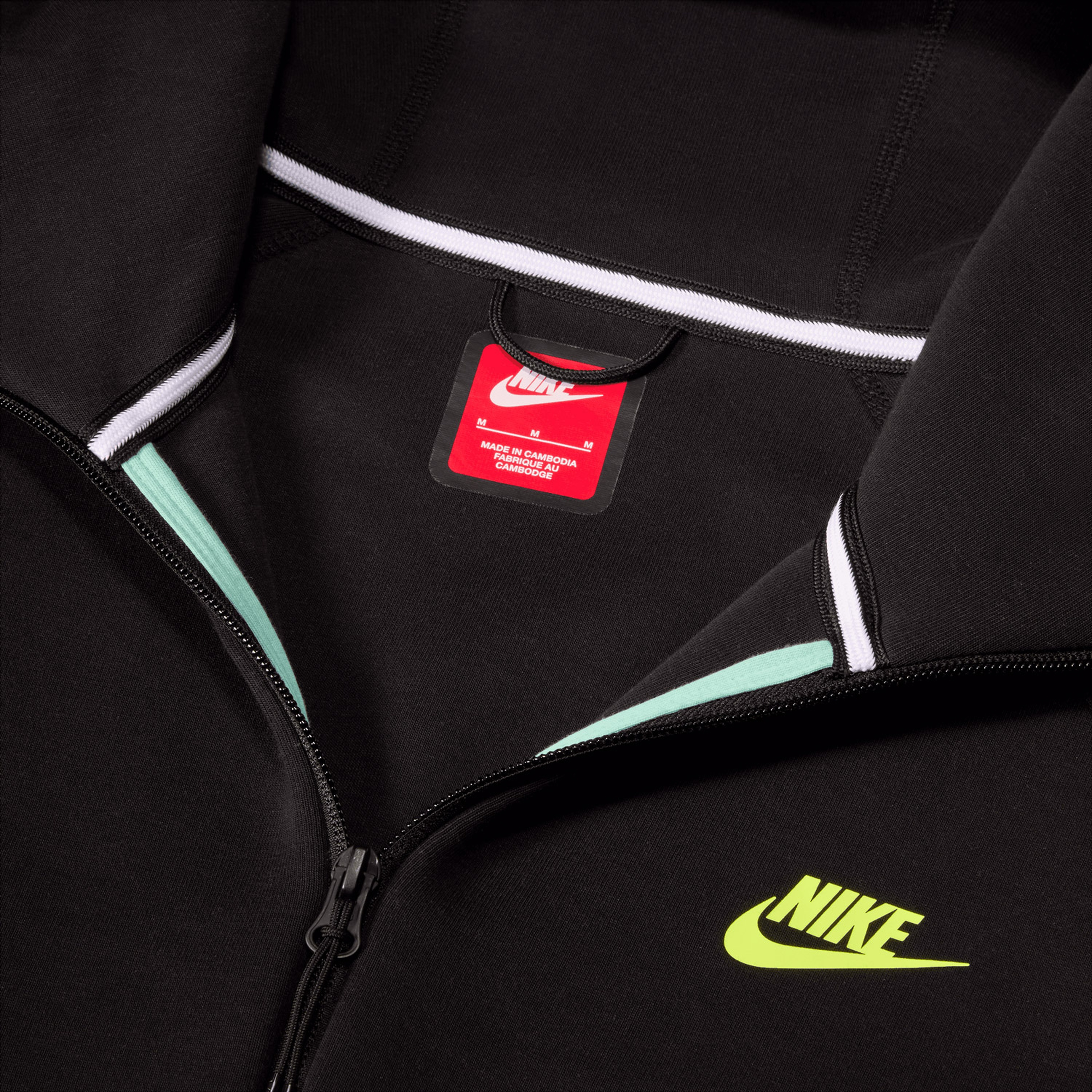 Nike Sportswear Tech Fleece Windrunner Erkek Yeşil Eşofman Üstü