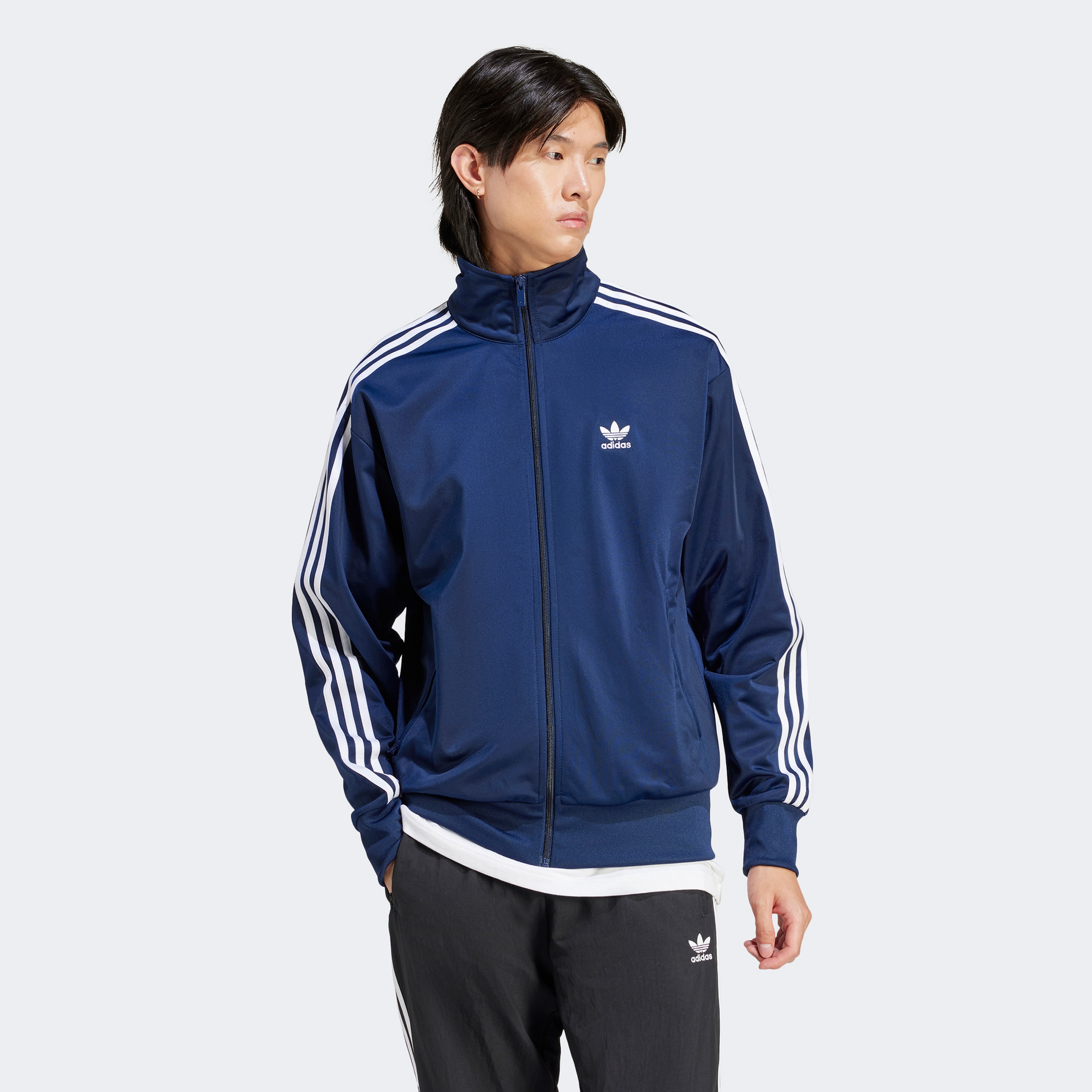 adidas Adicolor Classics Firebird Erkek Mavi Eşofman Üstü