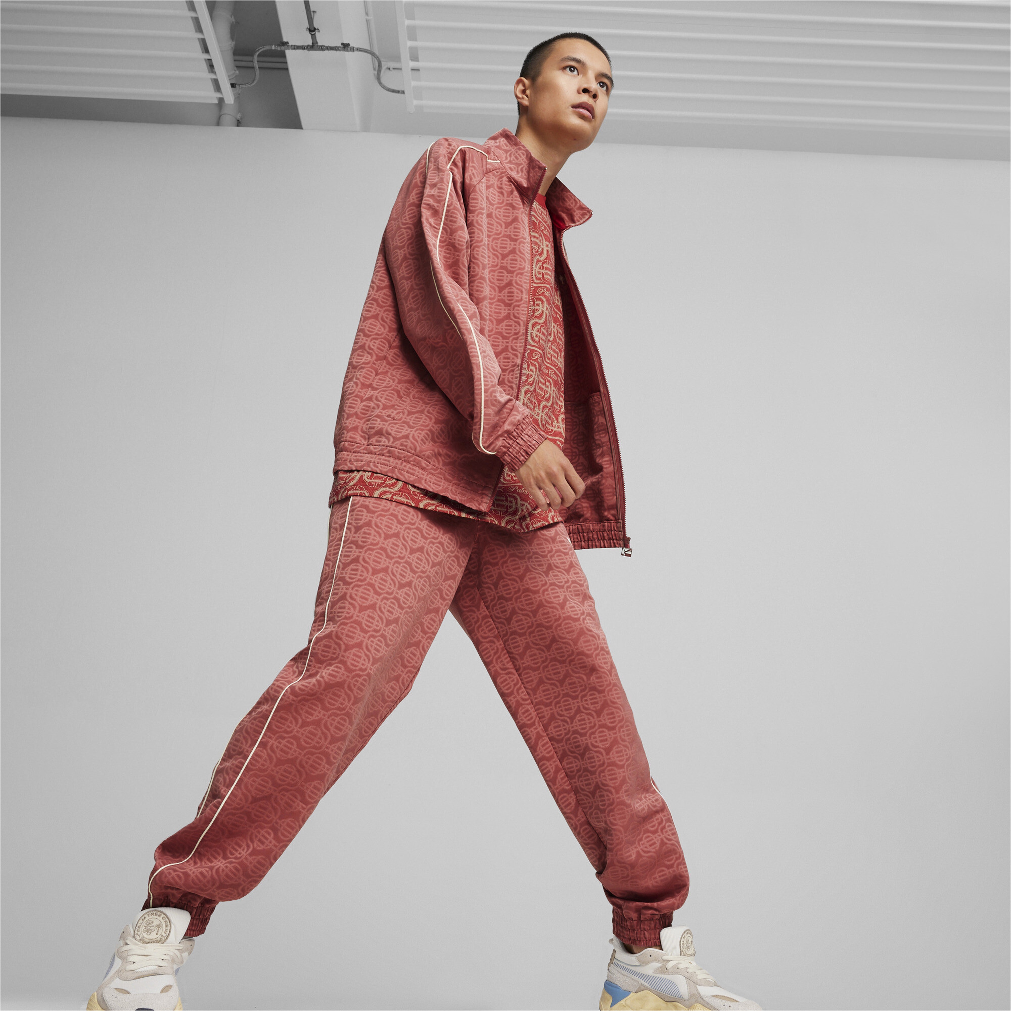 Puma X Ptc T7 Aop Erkek Kırmızı Eşofman Üstü