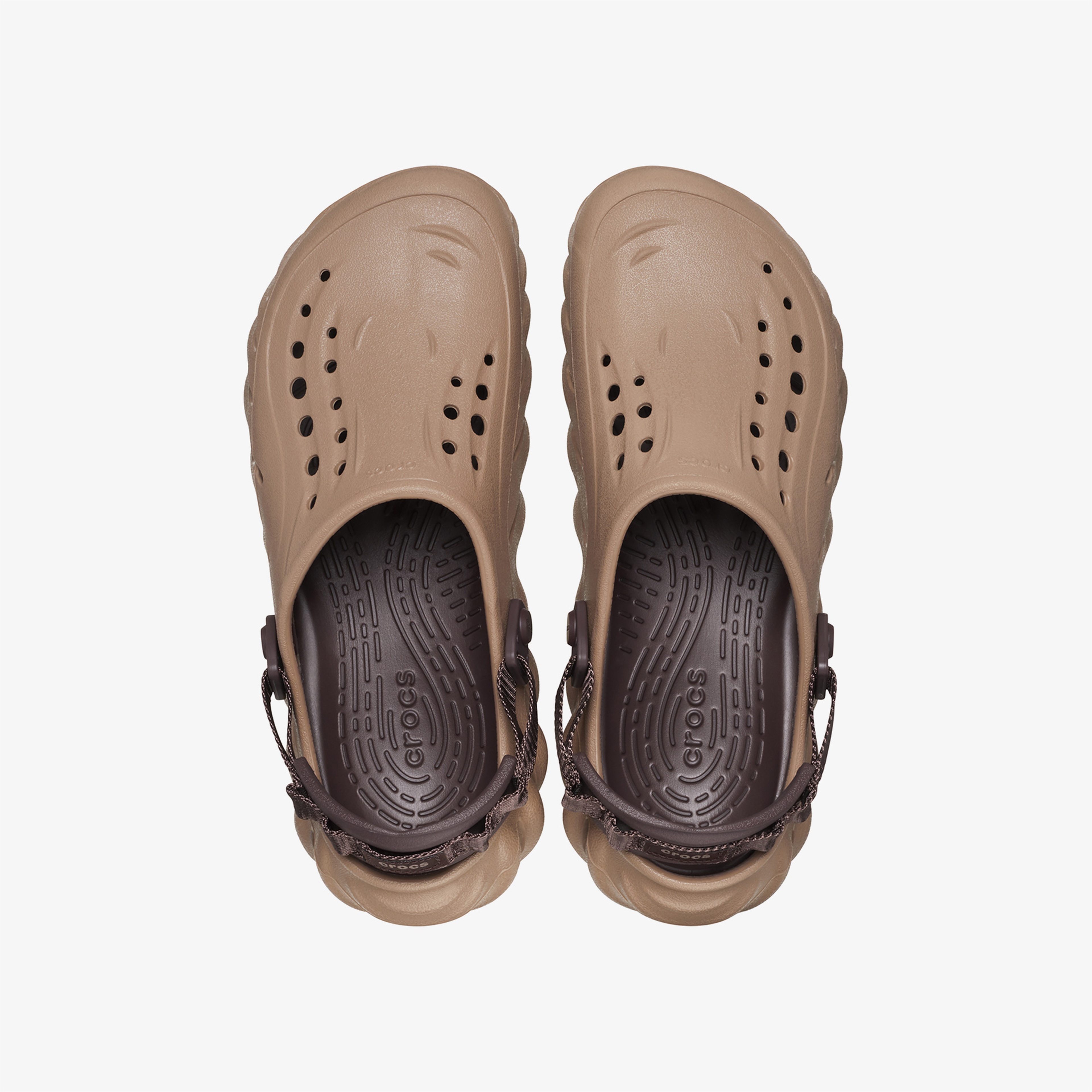Crocs Echo Unisex Kahverengi Terlik