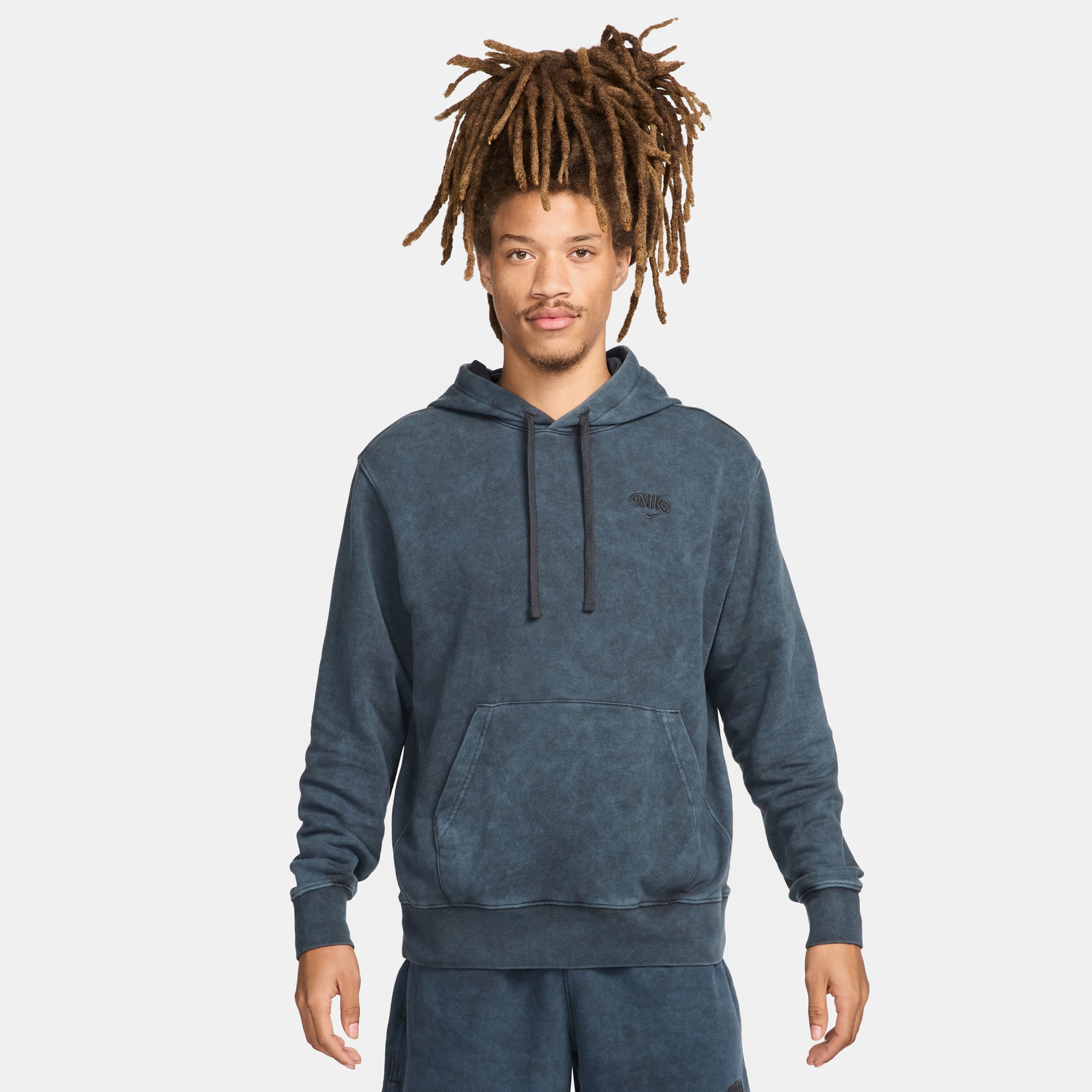 Nike M NSW CLUB PO FT HDY FINE 2.0 Erkek Lacivert Hoodie