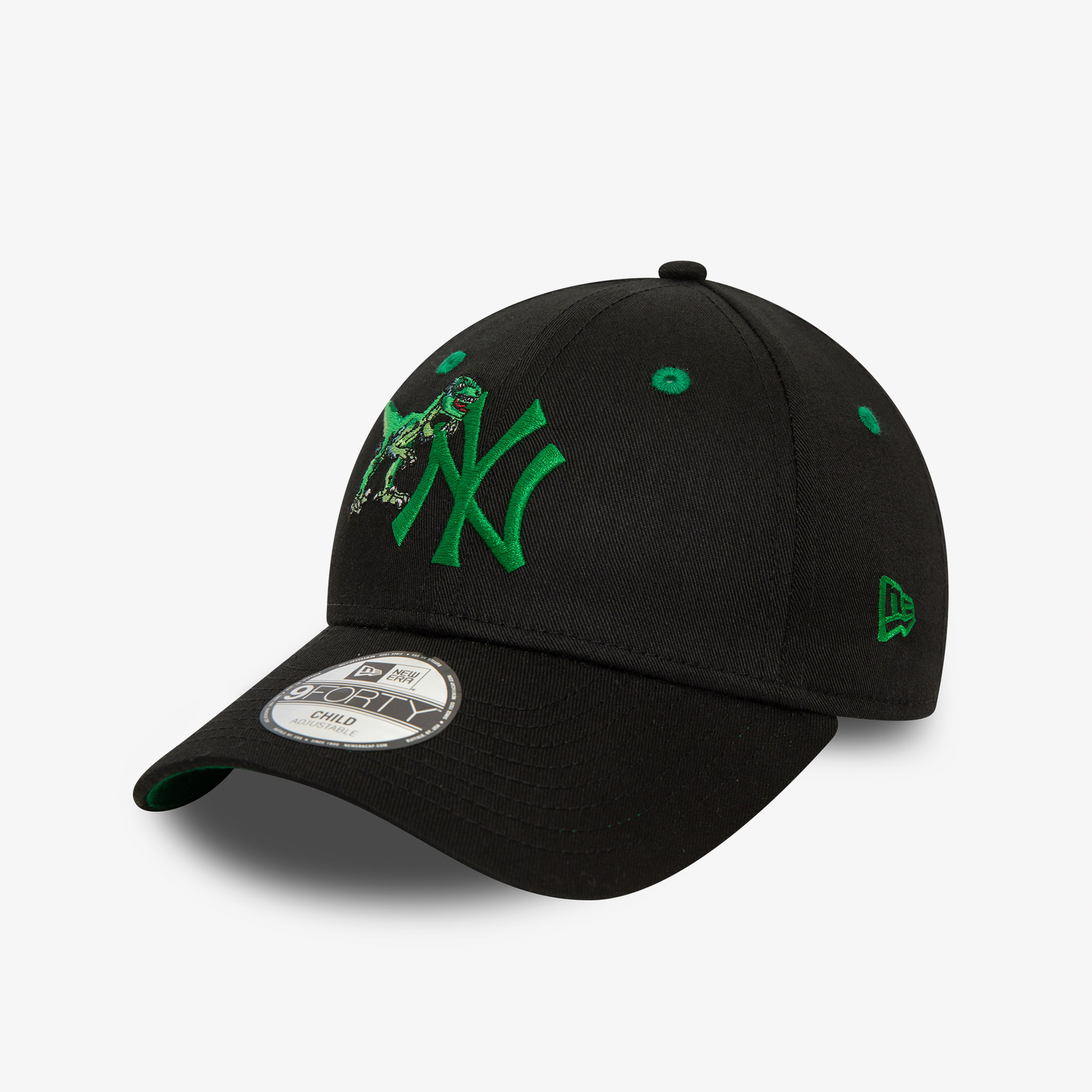New Era Child Dinosaur New York Yankees 9FORTY Çocuk Siyah Şapka