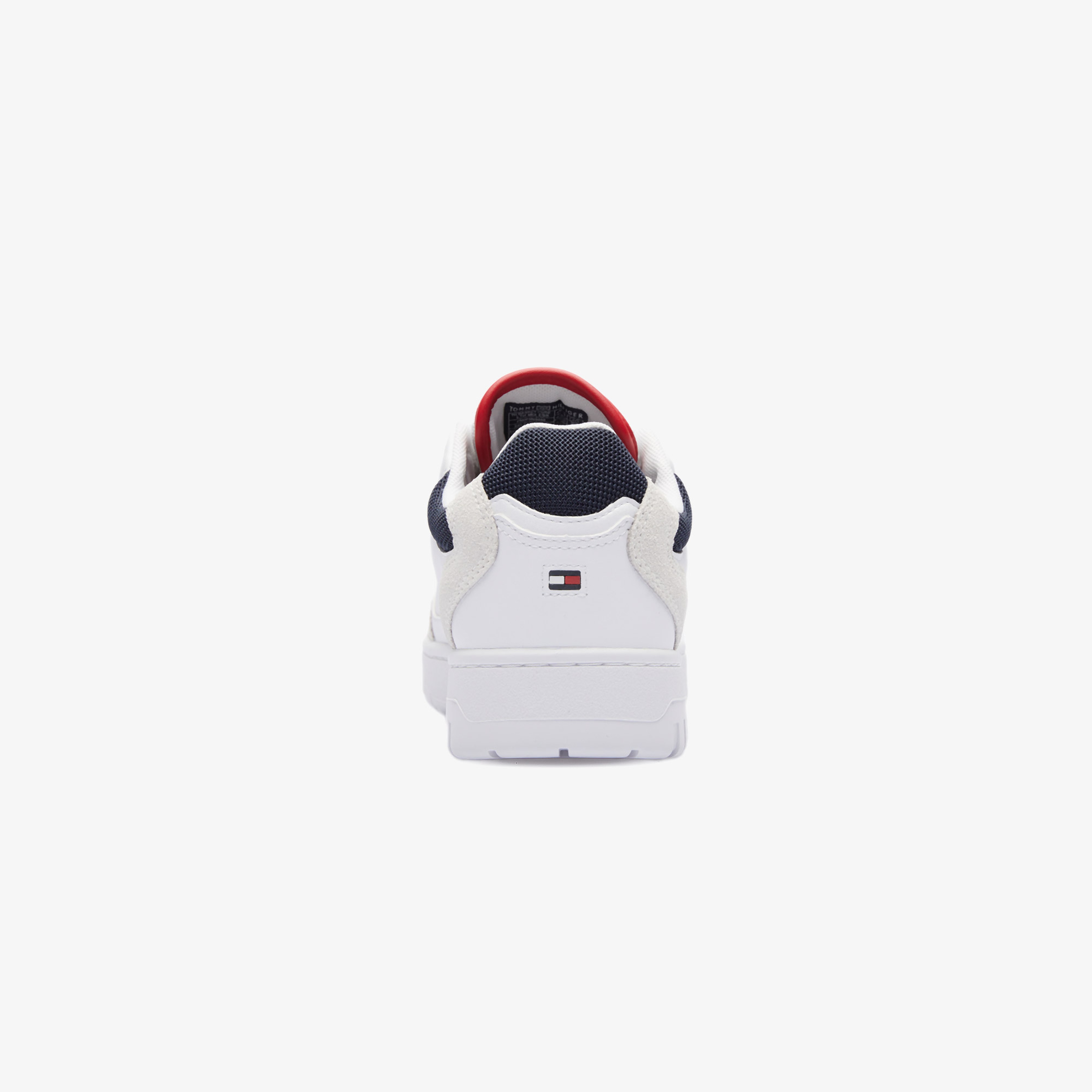 Tommy Hilfiger Basket Core Leather Essentials Erkek Beyaz Sneaker