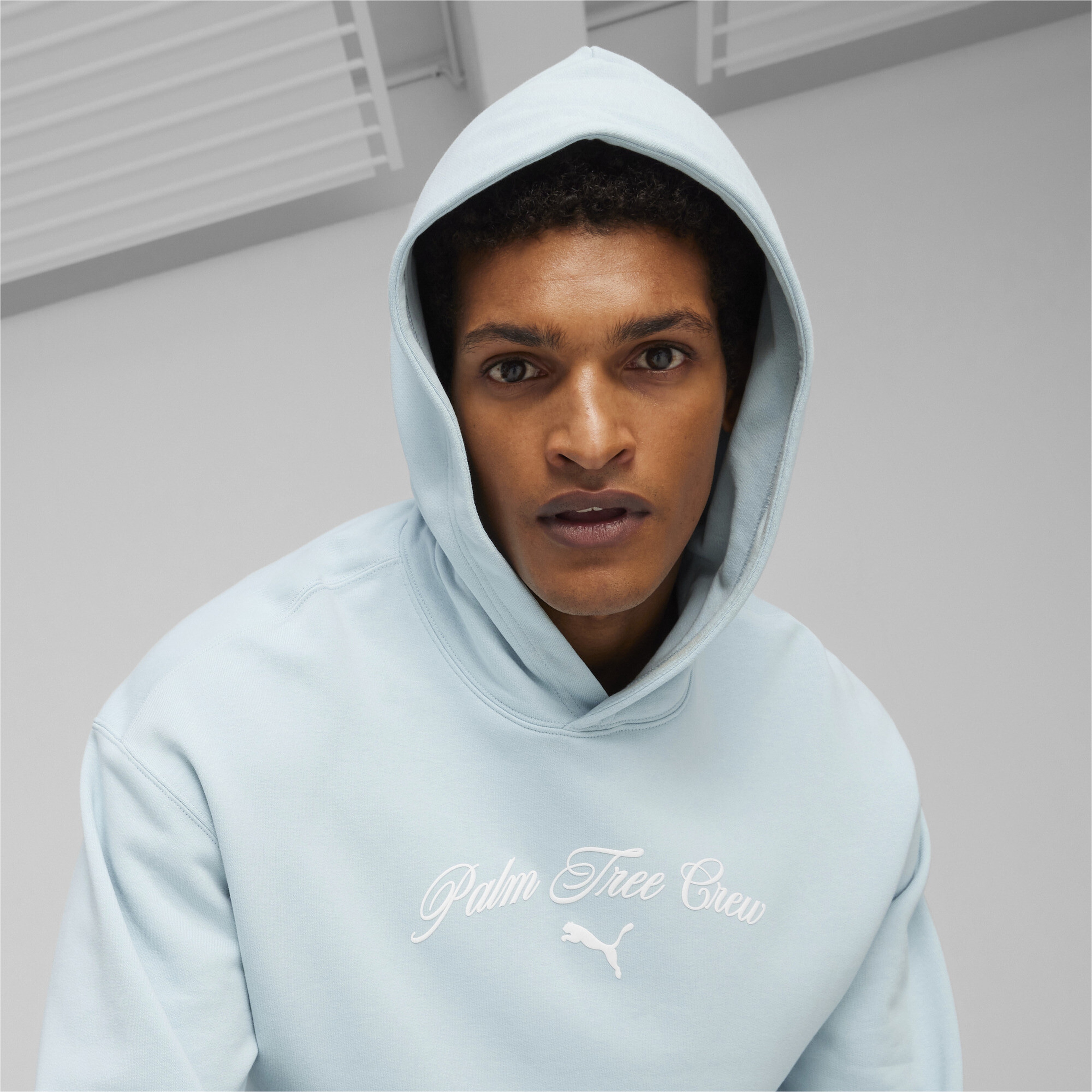 Puma X Ptc Graphic Erkek Mavi Hoodie