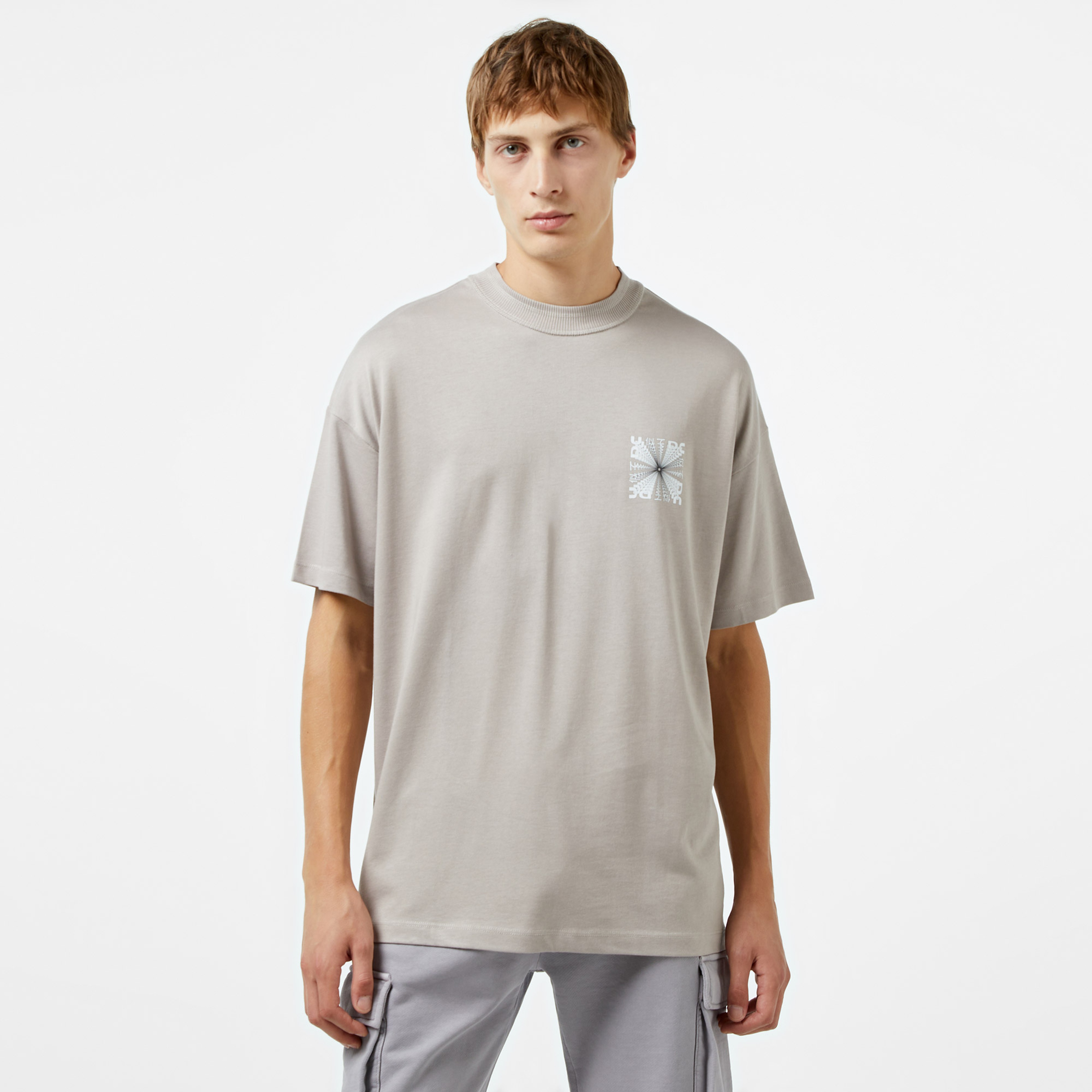 UNITED4 Erkek Gri T-Shirt