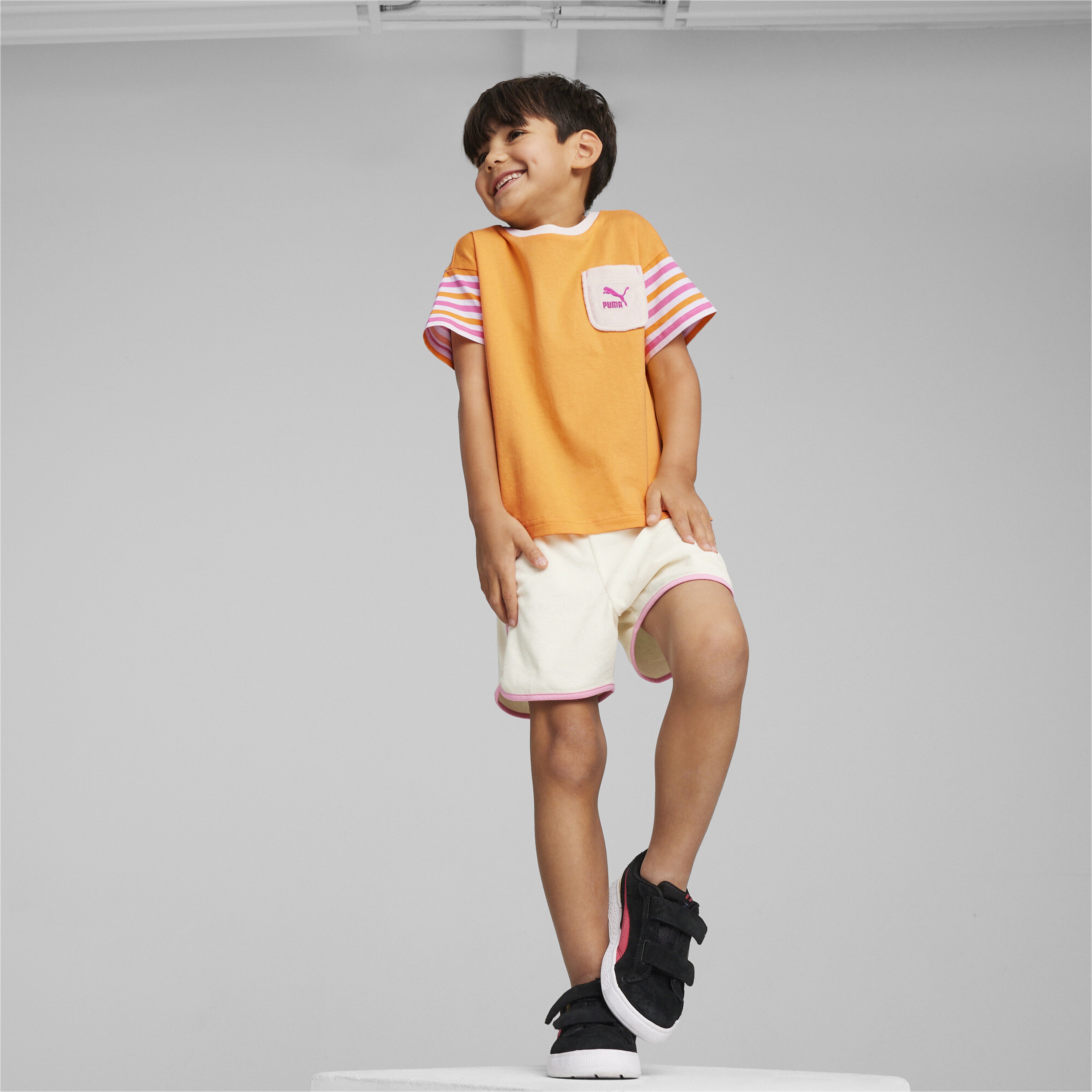 Puma Summer Camp Classics Çocuk Turuncu T-Shirt
