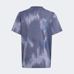 adidas Future Icons Allover Print Çocuk Mavi T-Shirt